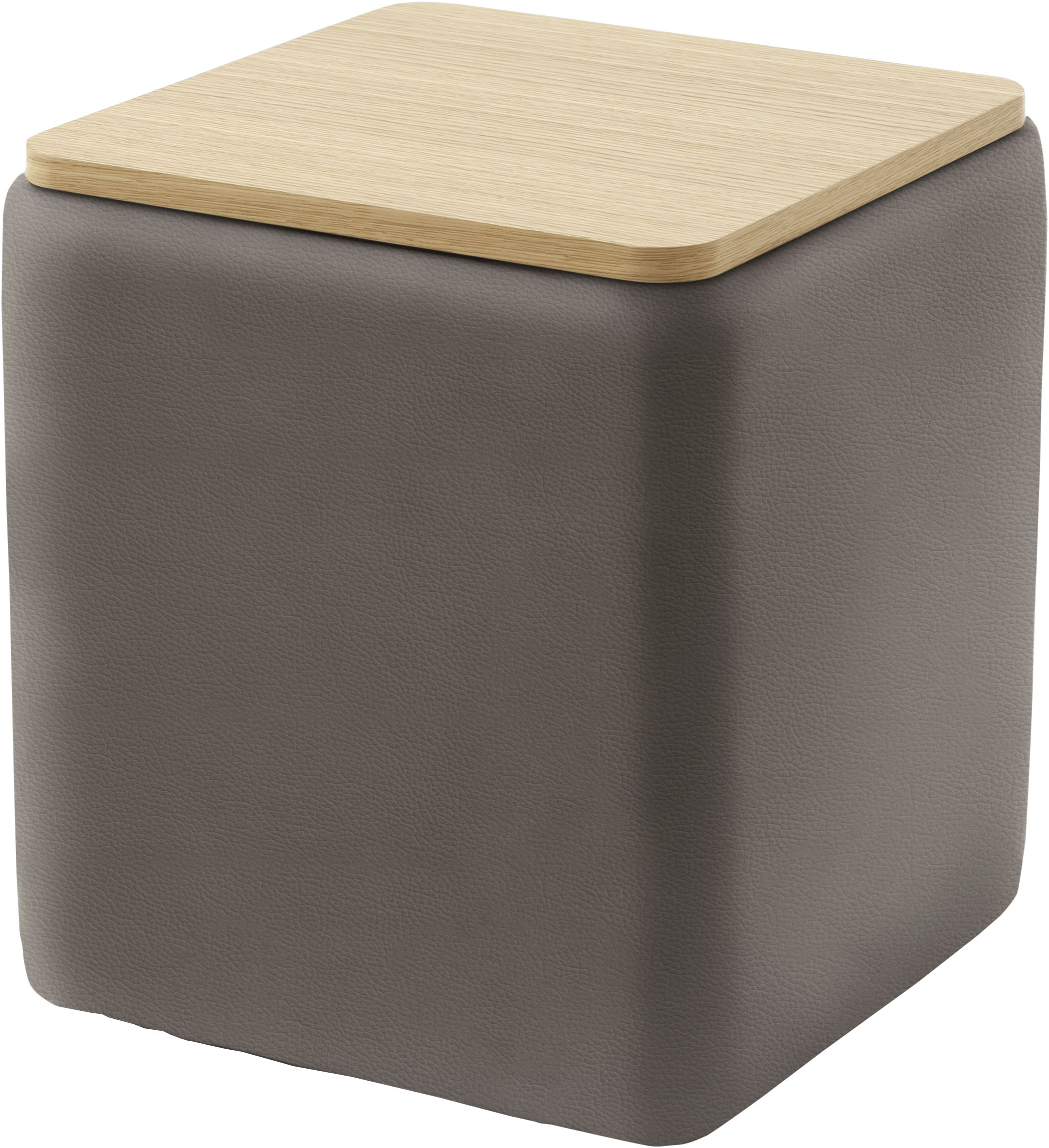Home affaire Ablagetisch "Kyro, Stauraum mit Tischplatte Eiche, Breite 40 cm" Stylisch, handlich und praktisch für dein Schlafzimmer