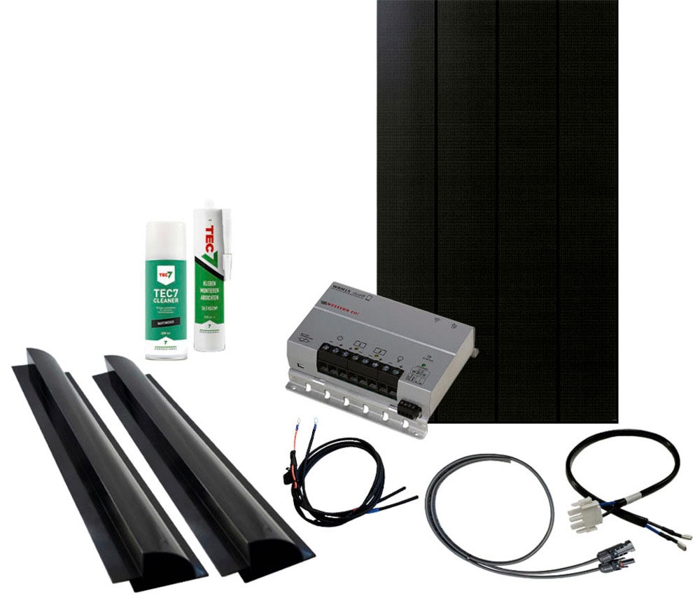 Solaranlage »Caravan Kit, Sun Pearl 100 W Duo MPPT«, (Komplett-Set)