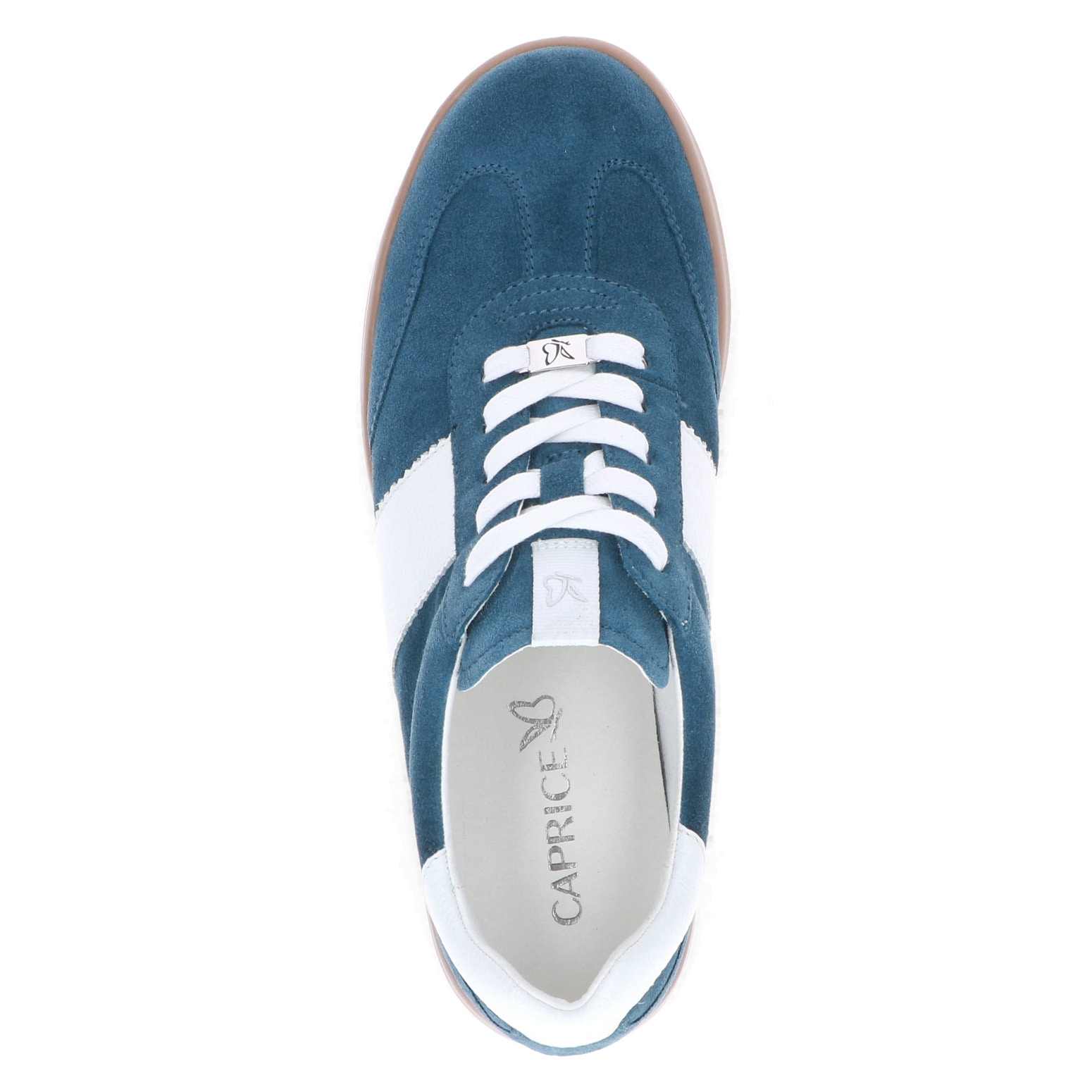 Caprice Plateausneaker  , Freizeitschuh, Halbschuh, Schnürschuh mit Kontrastbesatz