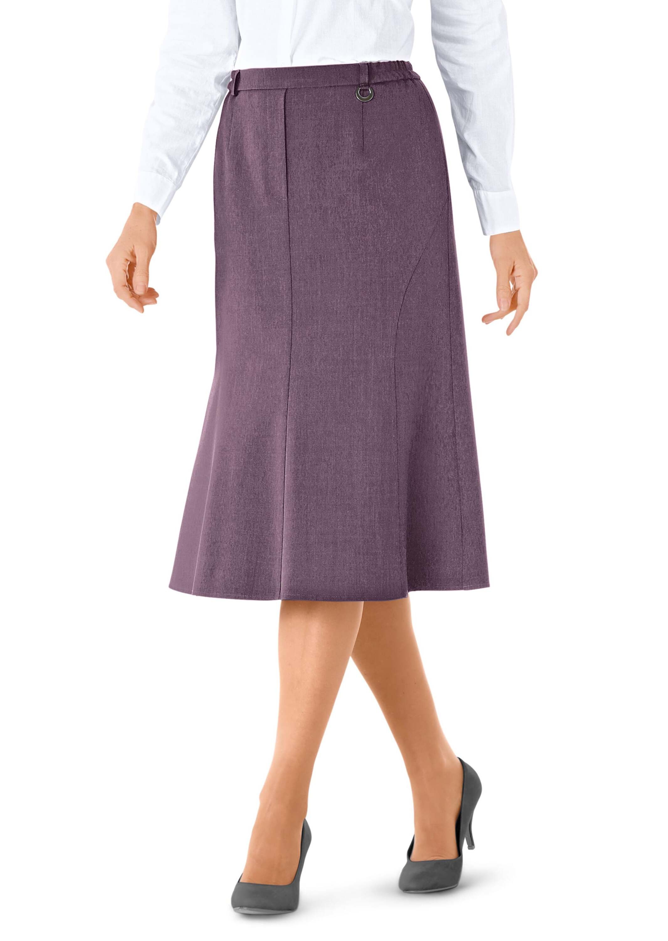 GOLDNER A-Linien-Rock "Knitterarmer Schlupfrock mit SilverFresh-Ausrüstung" günstig online kaufen