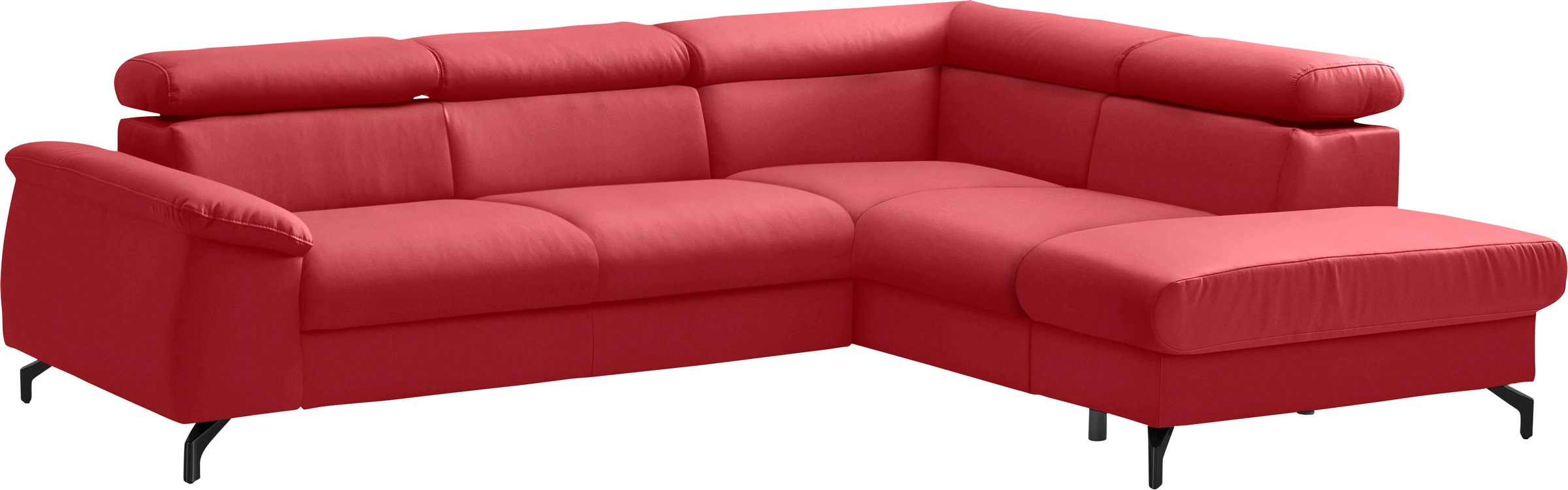 COTTA Ecksofa "Kitty L-Form, B: 249 cm", mit Kopfteilverstellung, optional günstig online kaufen