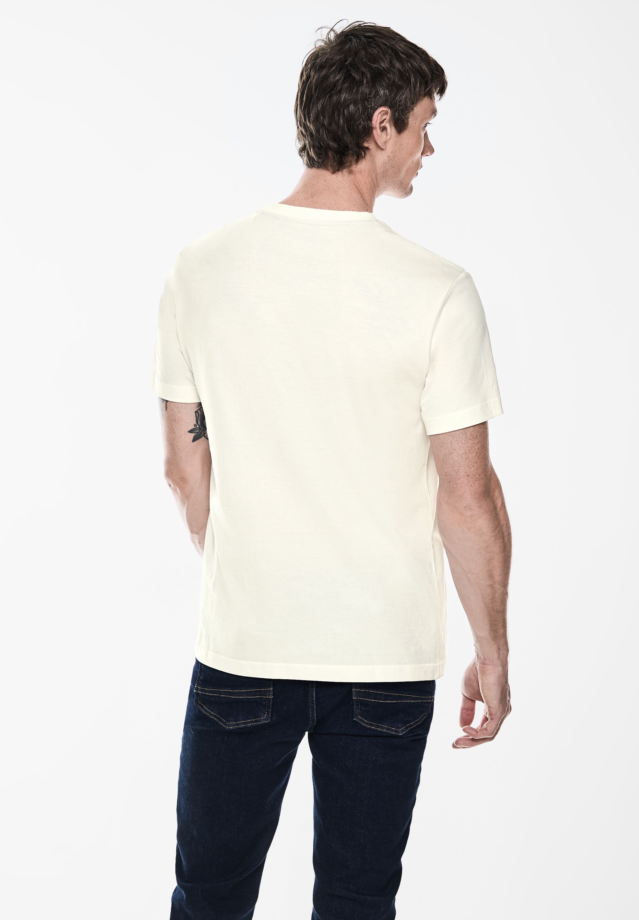 STREET ONE MEN T-Shirt, aus reiner Baumwolle