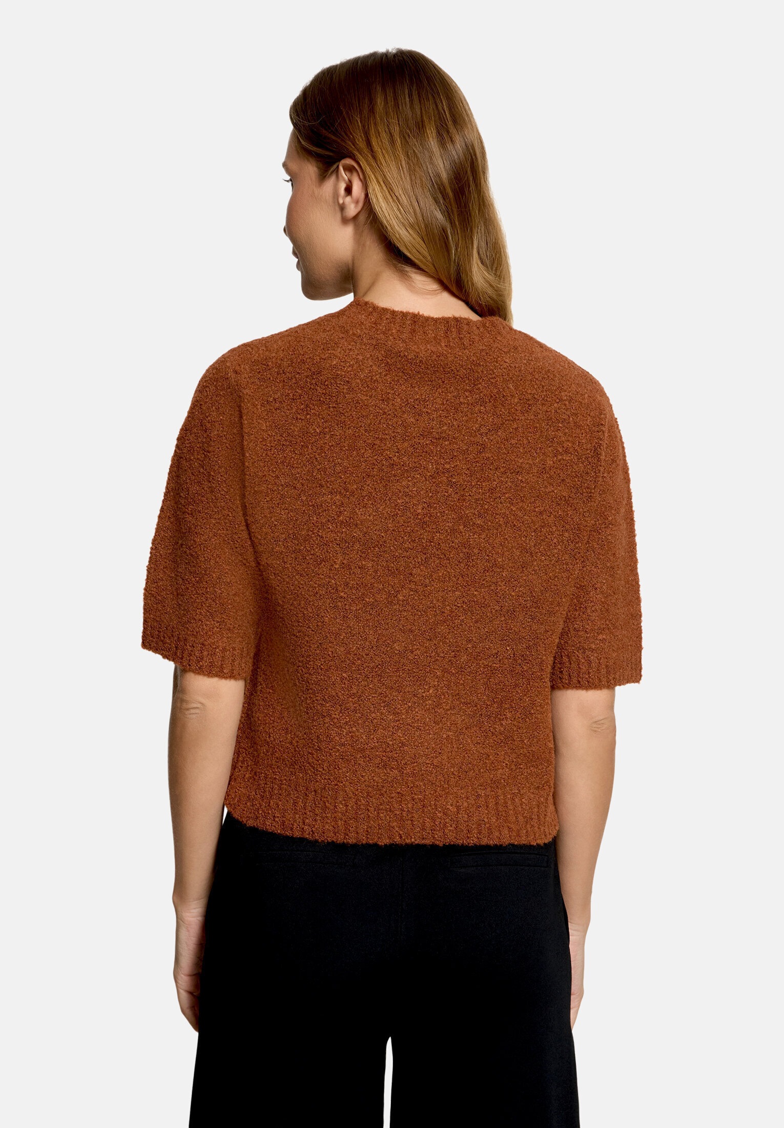 Betty&Co Kurzarmshirt »Damen mit Rundhalsausschnitt« 1