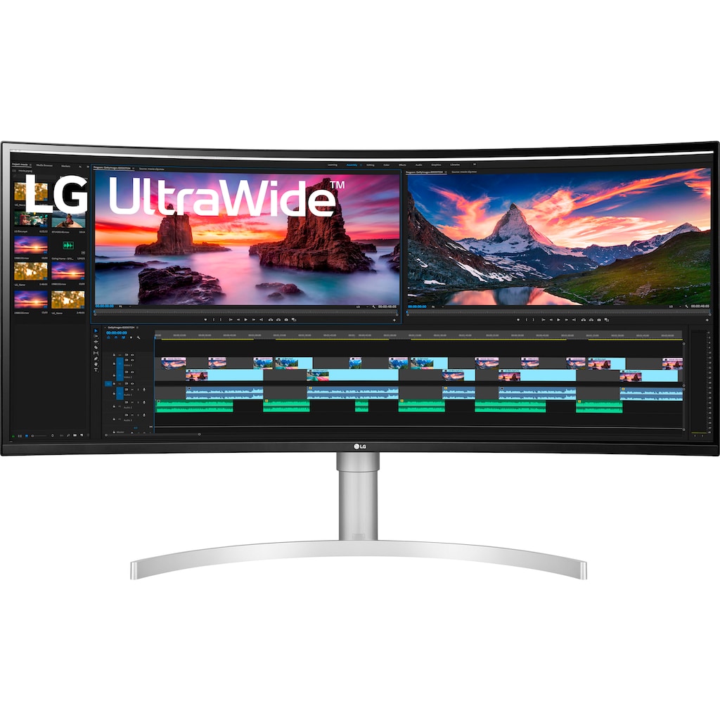 LG Curved-Gaming-Monitor »38WN95CP«, 95,29 cm/38 Zoll, 3840 x 1600 px, WQHD, 1 ms Reaktionszeit, 144 Hz