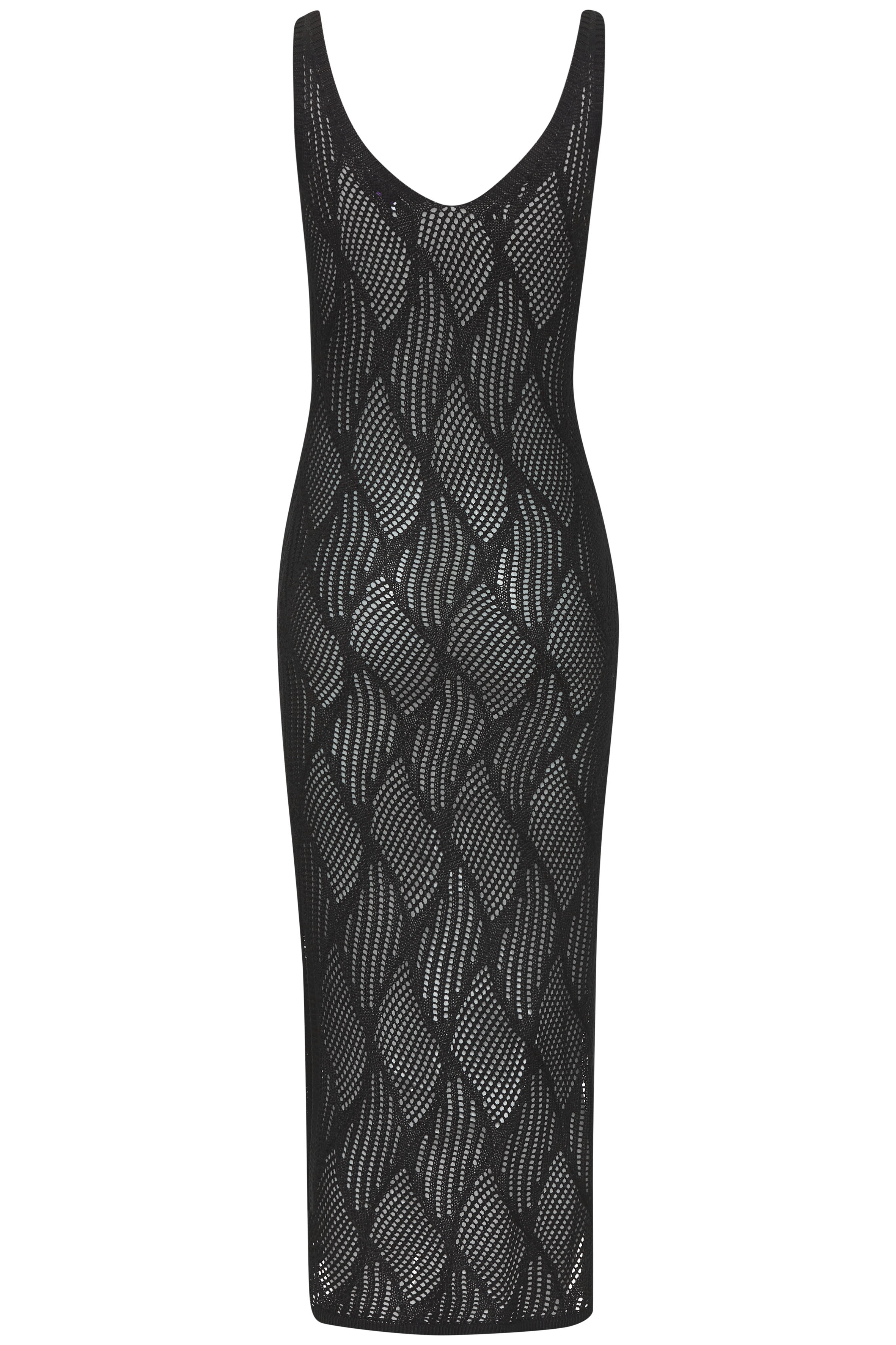 Thumbnail - LASCANA Strickkleid mit Ajourmuster, transparentes Strandkleid, elegant