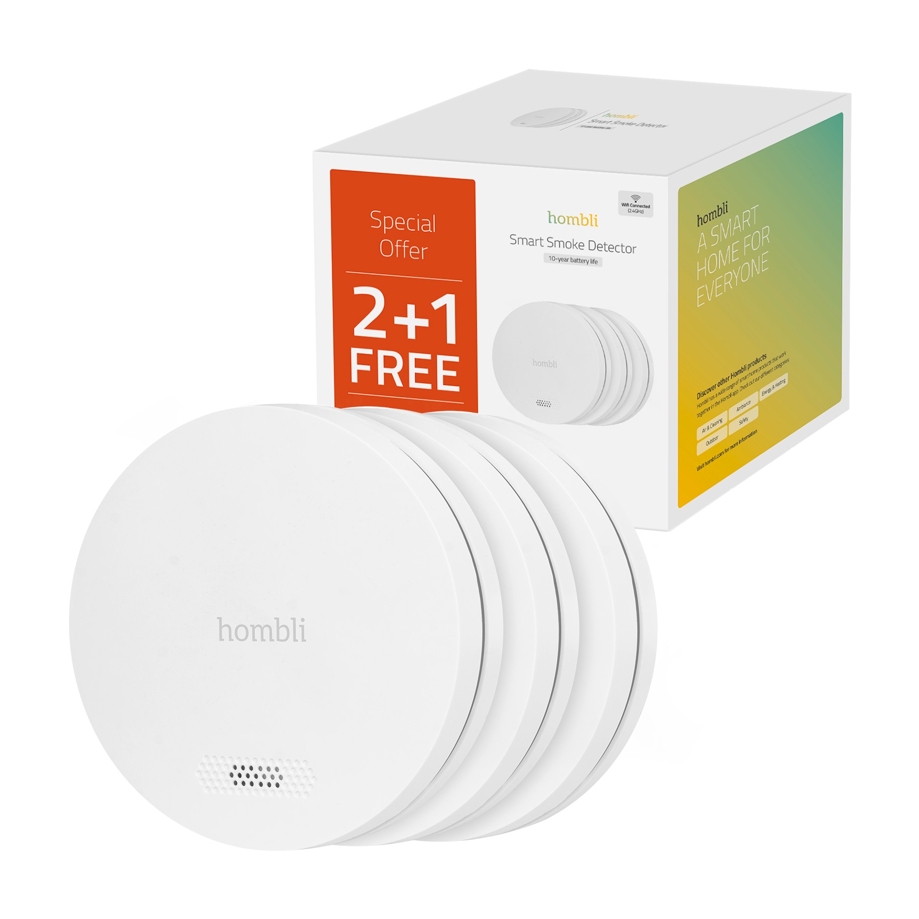 Sensor »smarter Rauchmelder (3er-Pack)«