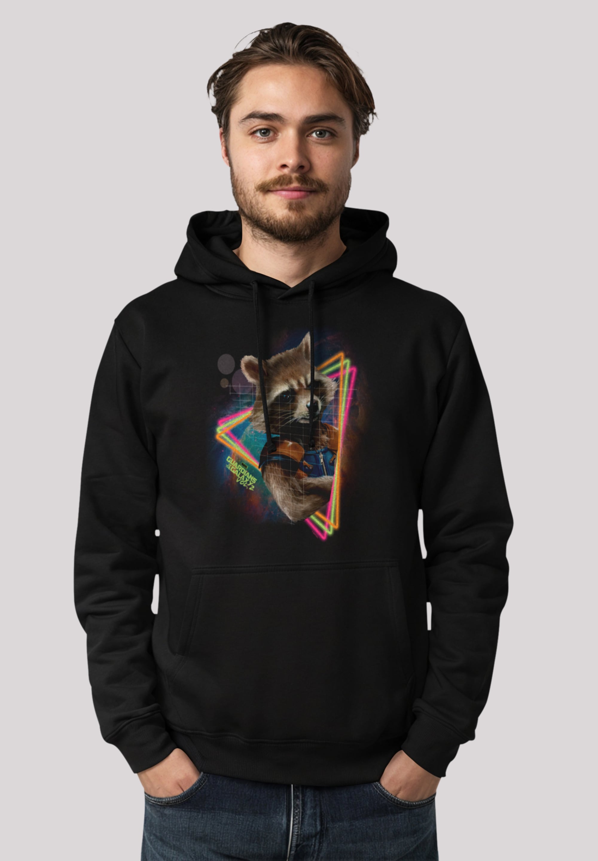 F4NT4STIC Kapuzenpullover "Marvel Guardians of the Galaxy Neon Rocket", Pre günstig online kaufen