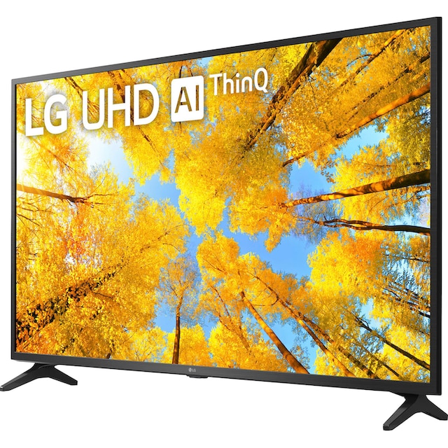 LG LED-Fernseher »50UQ75009LF«, 126 cm/50 Zoll, 4K Ultra HD, Smart-TV, α5  Gen5 4K AI-Prozessor, Direct LED,HDR10 Pro u. HLG,Sprachassistenten | BAUR