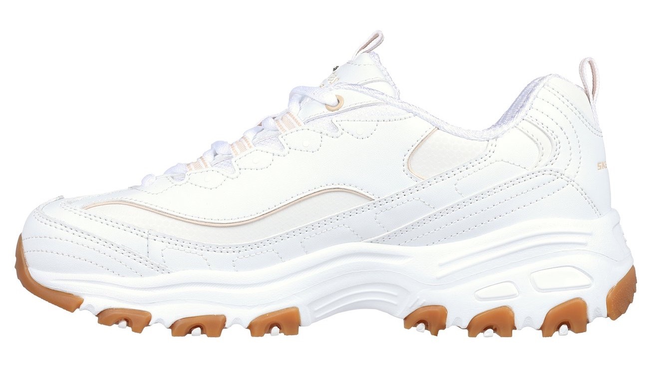 Skechers Baskets D´lites White Leather / Duraleather / Gum Trim EU 40 Femme 6