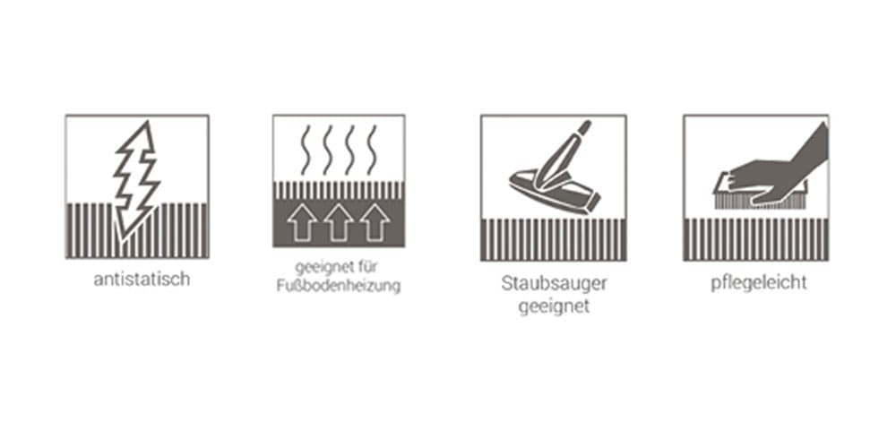 SCHÖNER WOHNEN-Kollektion Teppich »Charme 240«, rechteckig, 6 mm Höhe, leichter Kurzflor, Fransen, Wohnzimmer