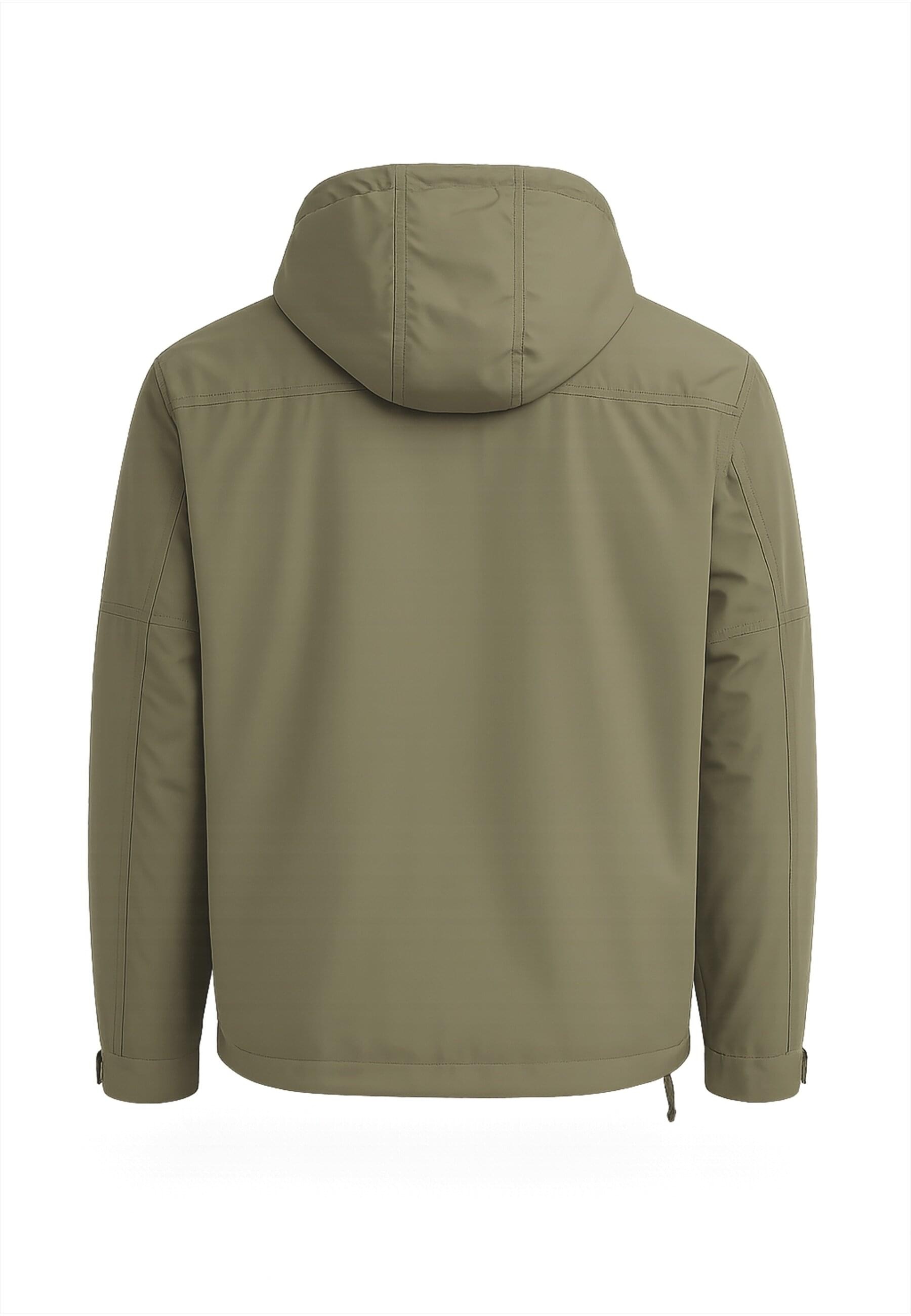 Brandit Anorak »Brandit Herren Fleece Pull Over Windbreaker«, (1 St.), mit Kapuze