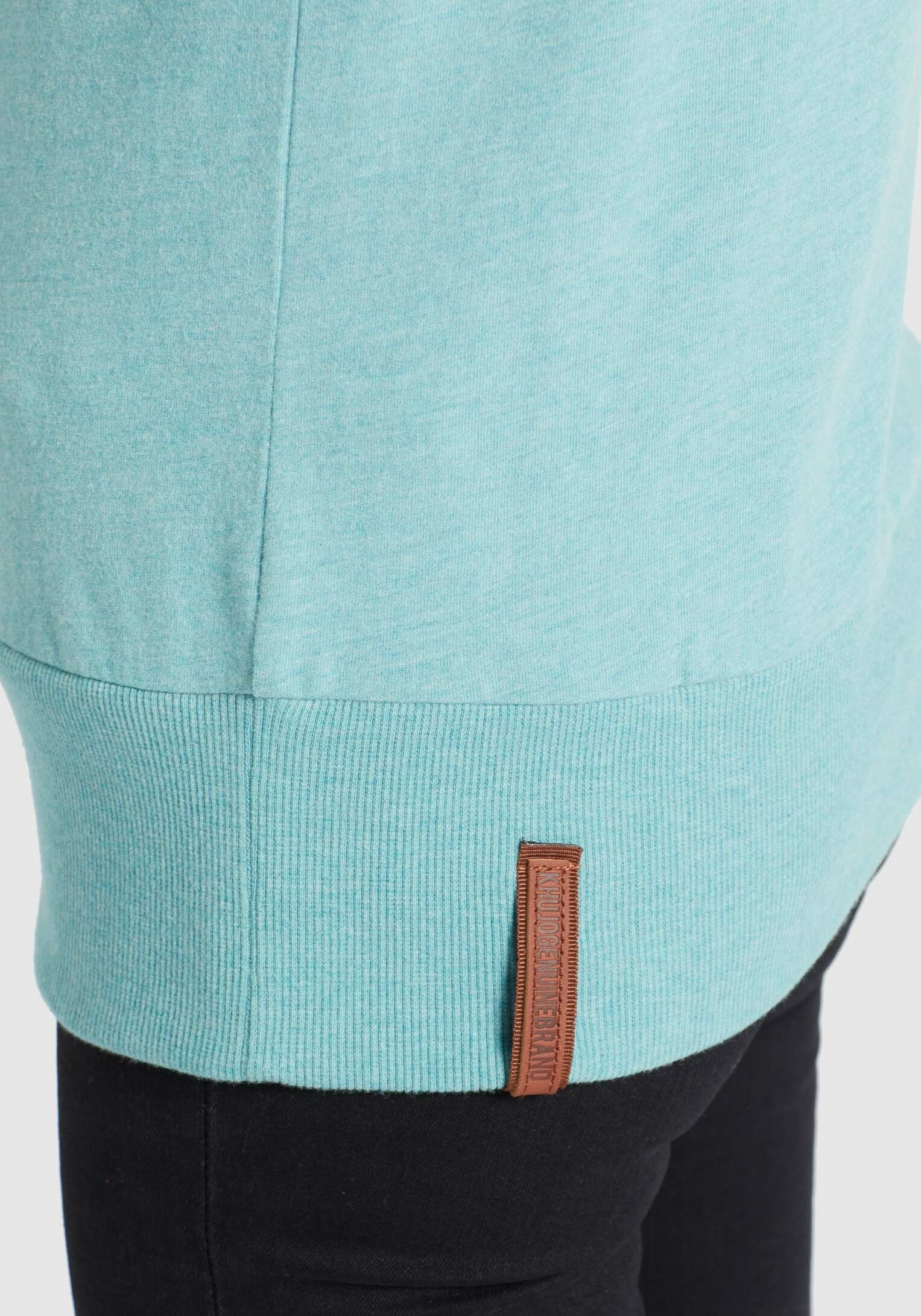 khujo Longsleeve »LINNEA«, aus weichem Jersey mit Kapuze