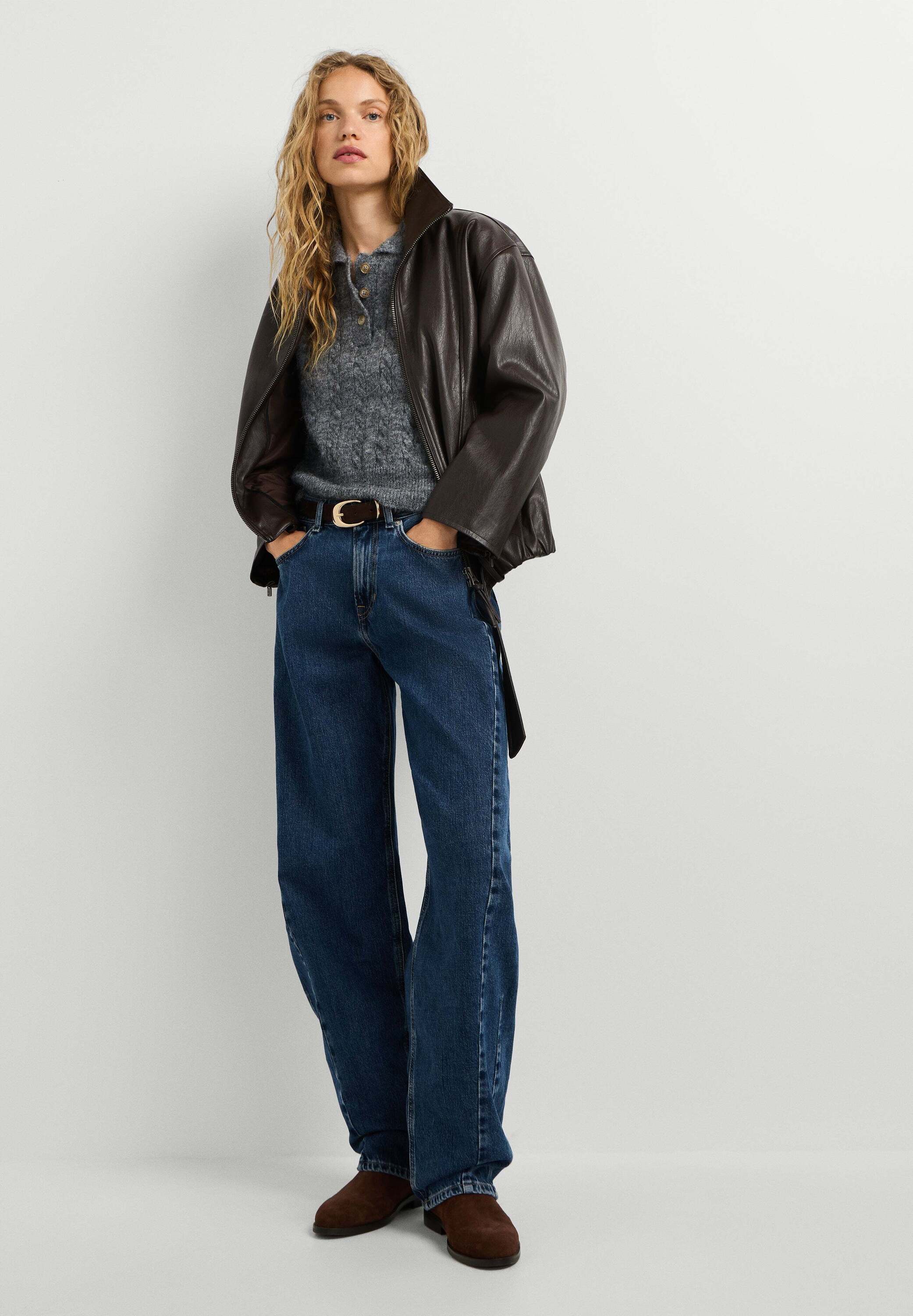Pepe Jeans Haremsjeans "balloon fit jeans BOW MW BALLOON DARK STONEWASH"