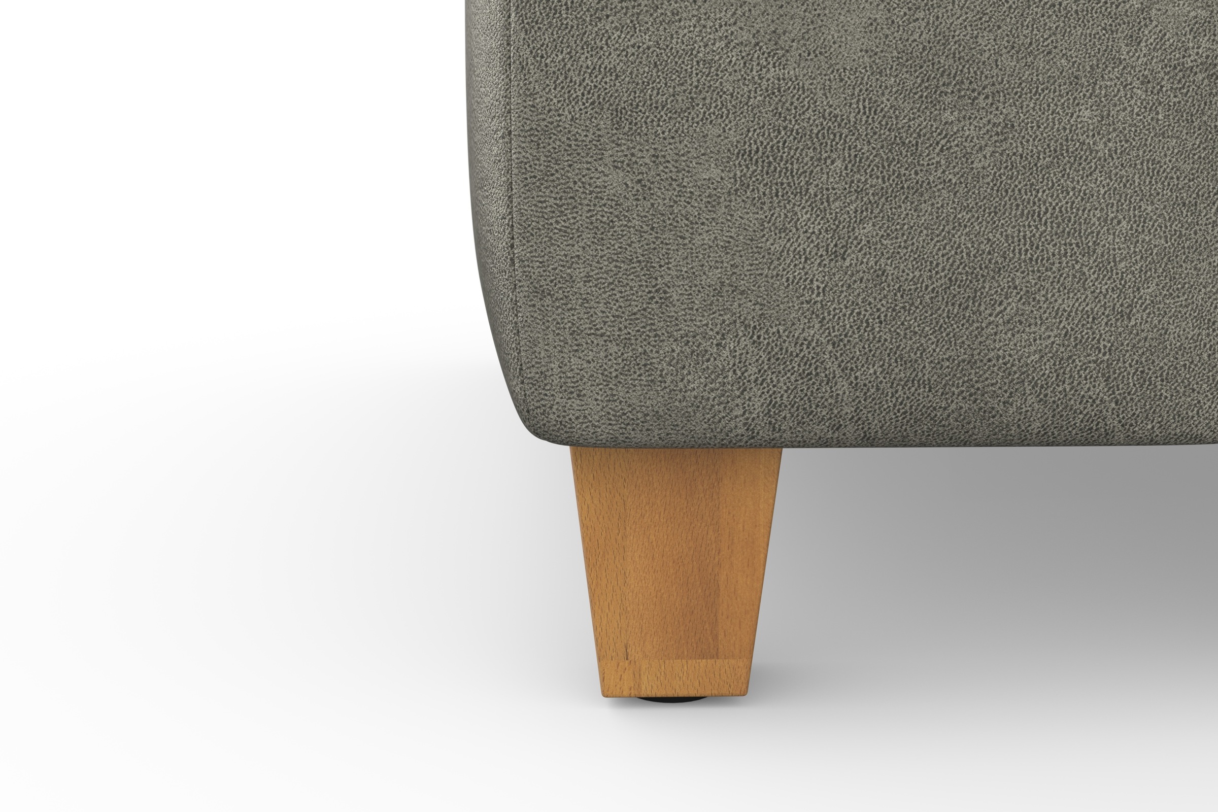sit&more Ecksofa »Westham L-Form«, mit Recamiere, mit oder ohne Bettfunktion, Bettkasten, Füße Eiche