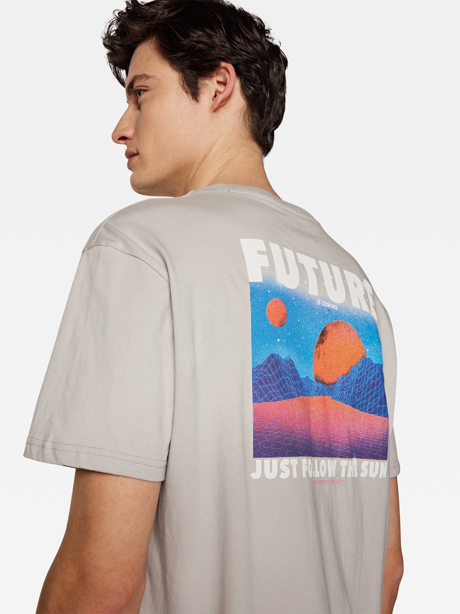 Mavi T-Shirt »FUTURE PRINTED TEE«, T-Shirt mit Druck