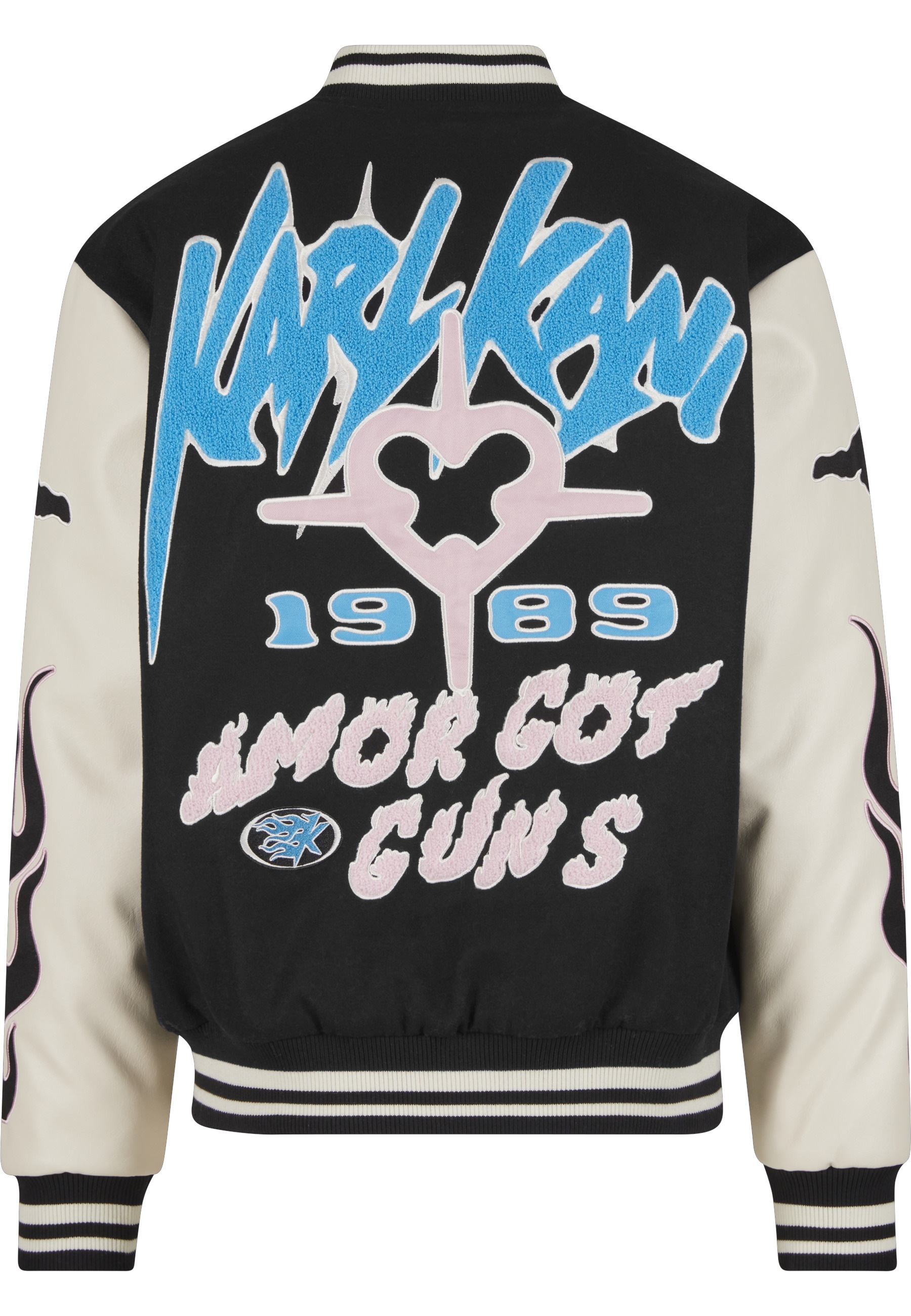 Karl Kani Collegejacke »Karl Kani Kani Amor Flames College Jacket« 1 Stk. tlg. ohne Kapuze