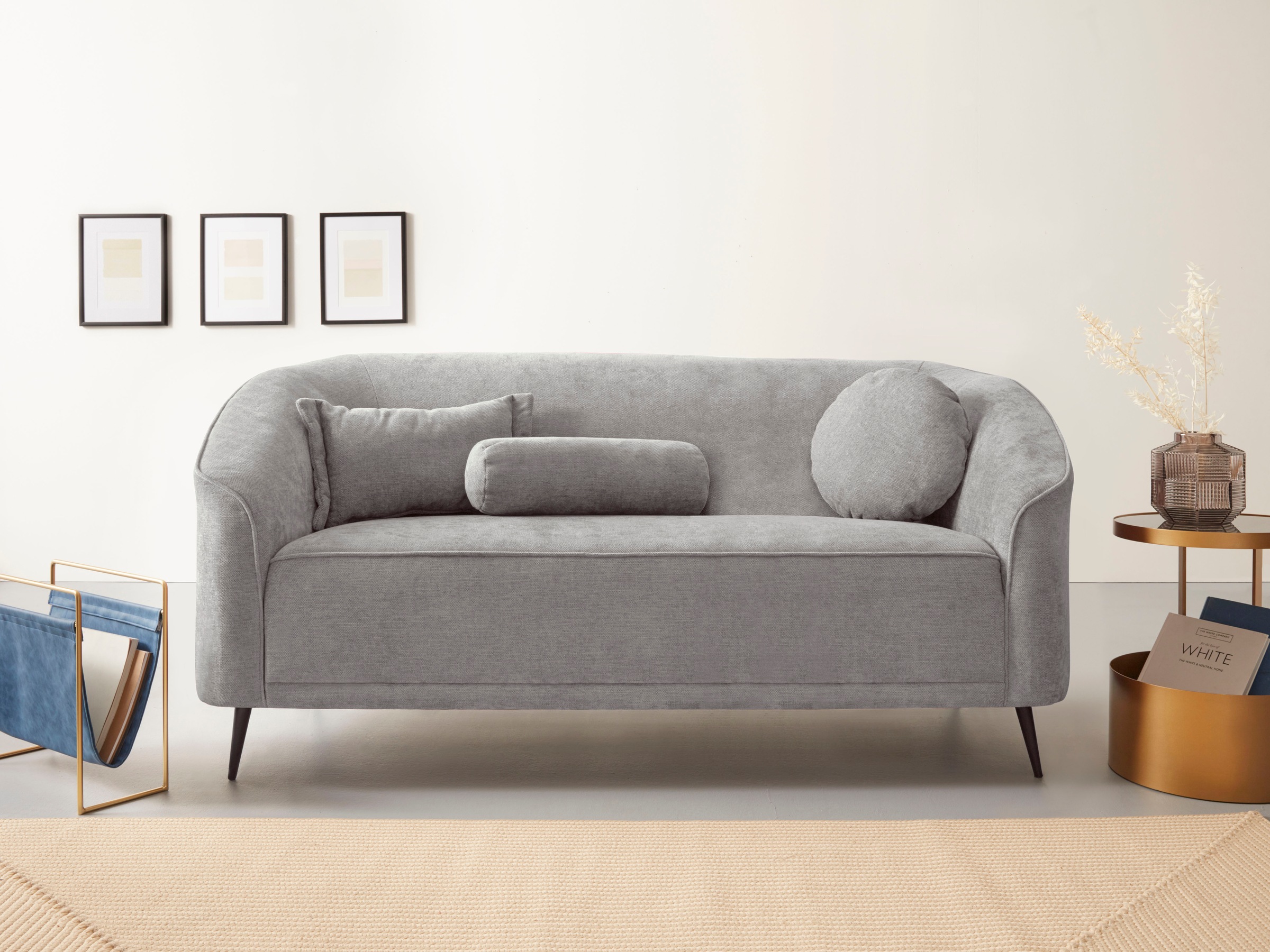 Home affaire 2-Sitzer "Ashly" in 3 Bezugsvarianten, Bouclé, Samtoptik und S günstig online kaufen