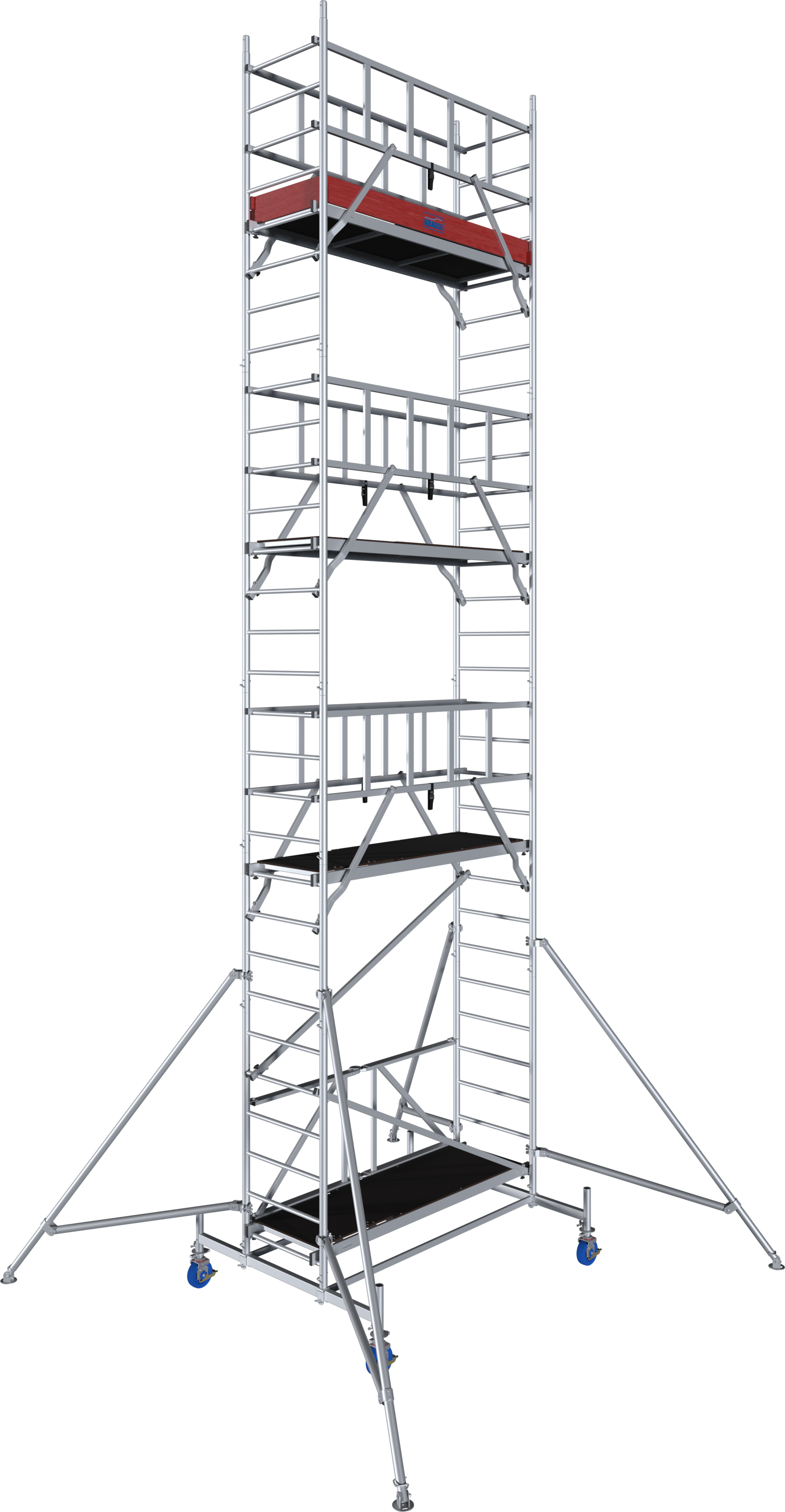KRAUSE Fahrgerüst »ProTec XS Alu-FaltGerüst«, Arbeitshöhe: 8,8 Meter