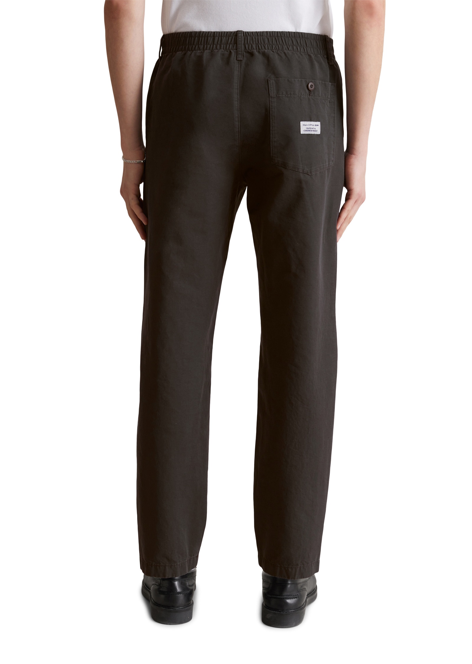 Marc O'Polo DENIM Chinohose »aus Bio-Baumwolle und Leinen«
