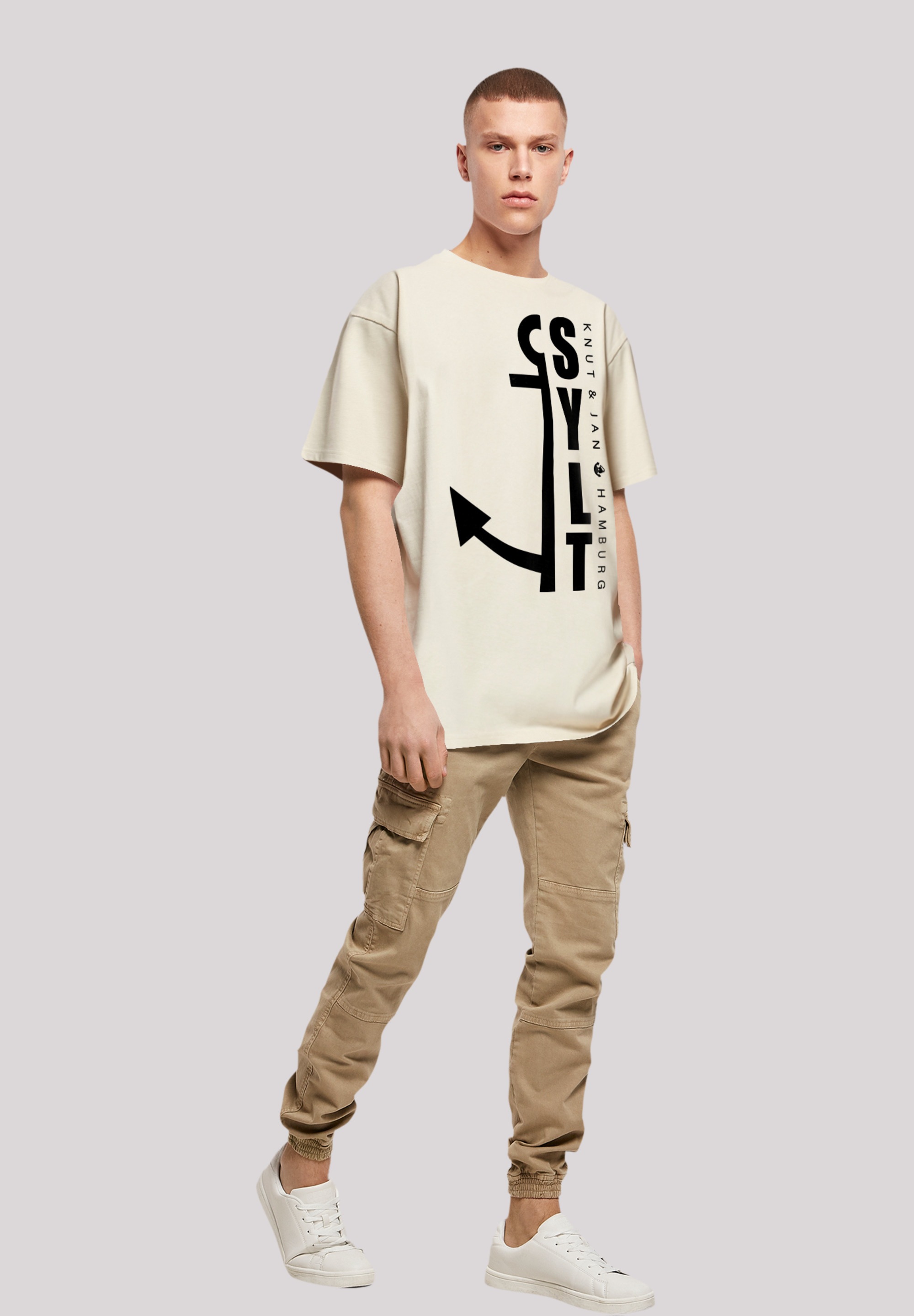 F4NT4STIC T-Shirt »Sylt Anker Knut & Jan Hamburg«, Print