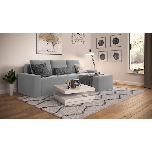 INOSIGN Ecksofa »Marik«, mit Bettfunktion bestellen | BAUR