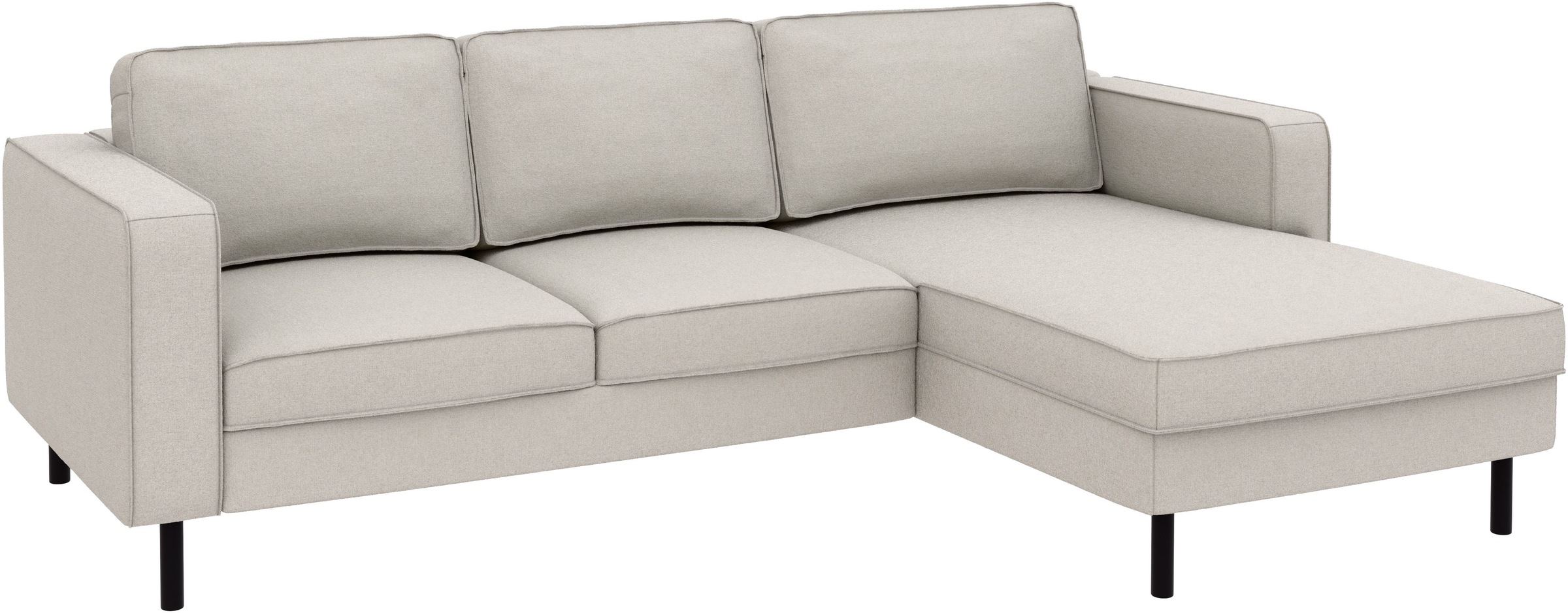 TRENDMANUFAKTUR Ecksofa »Watkins, Couch wahlweise mit Schlaffunktion & Bettkasten, auch in Cord«, Recamiere beidseitig montierbar, Sofa in L-Form, Breite 232 cm