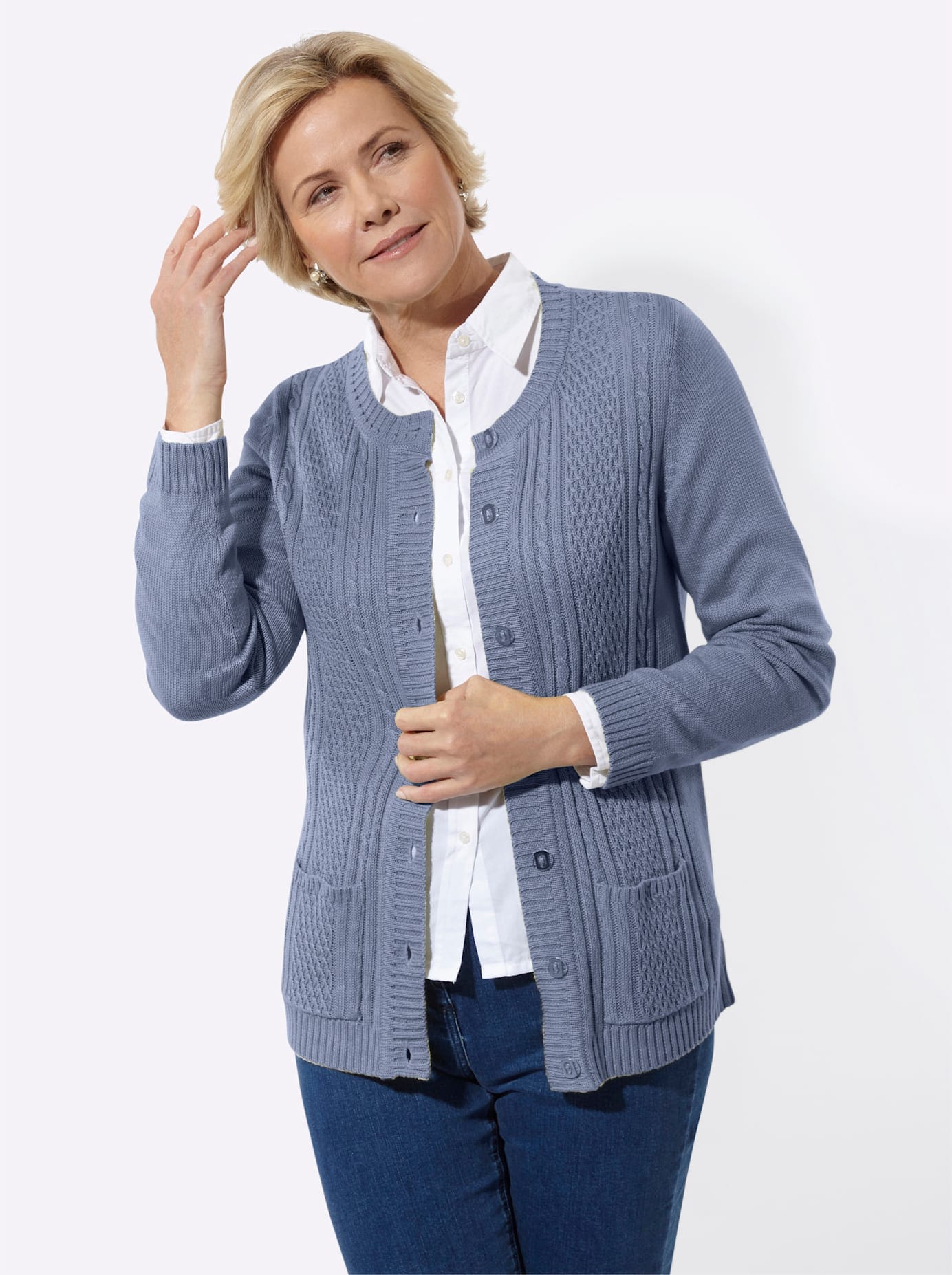 Classic Basics Strickjacke