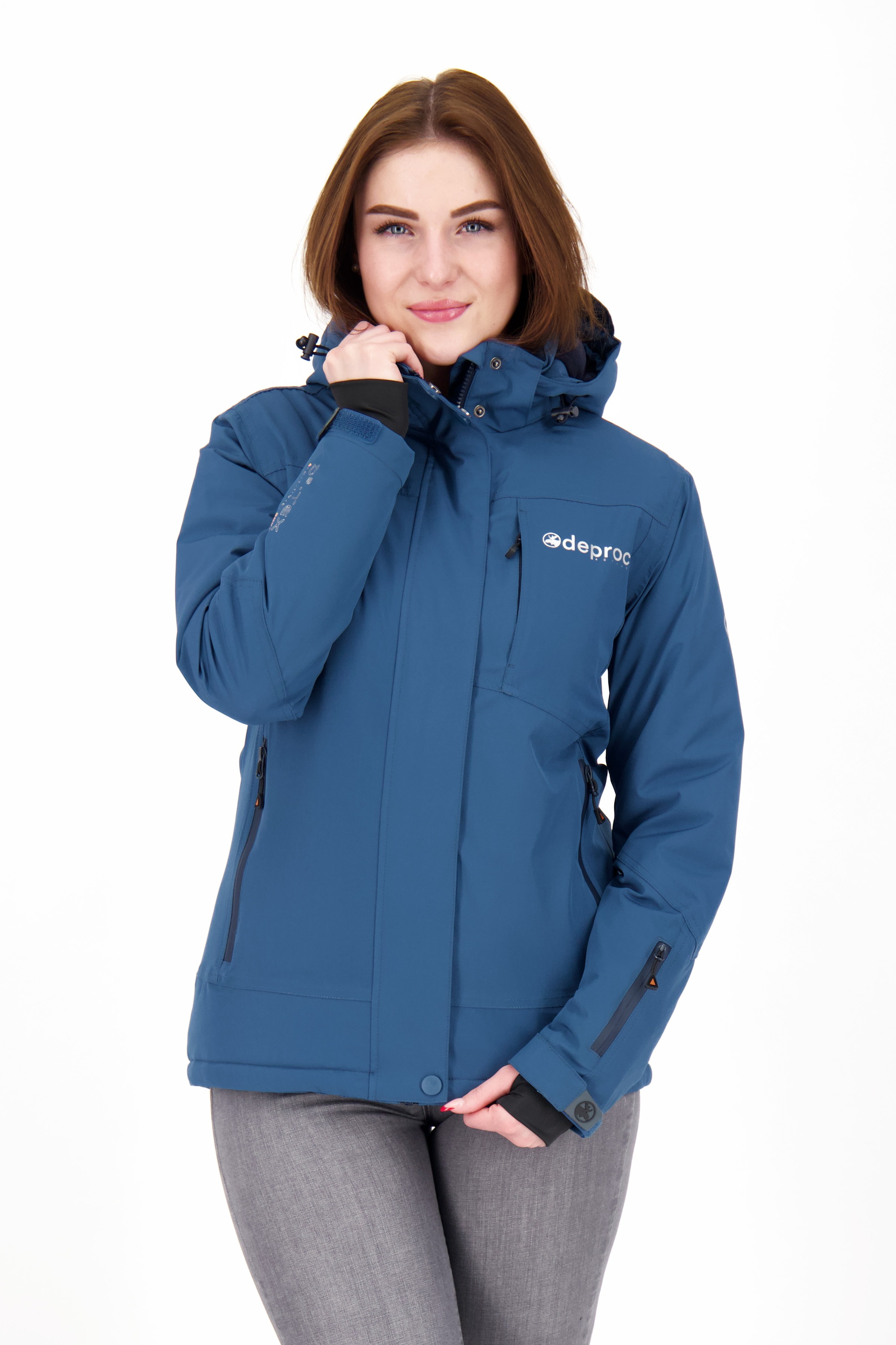 DEPROC Active Winterjacke "MONTREAL WOMEN" mit Kapuze auch in Großen Größen erhältlich