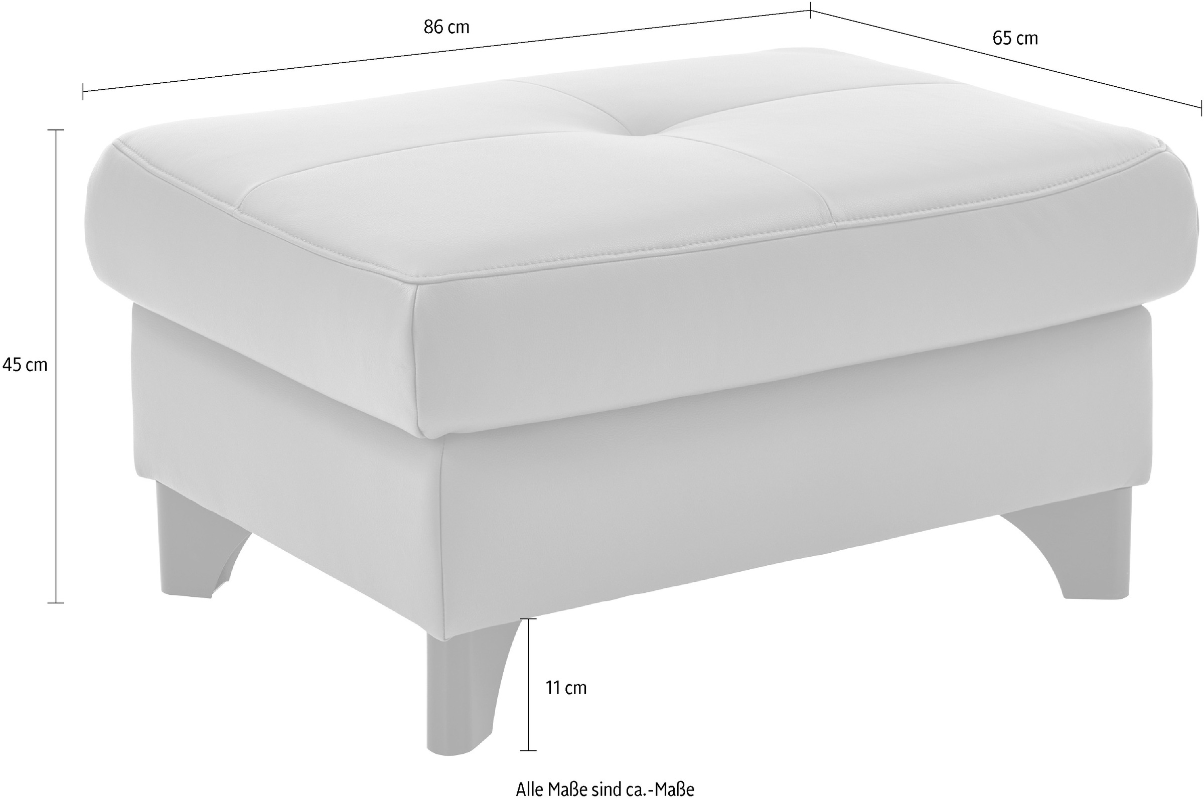 Die PlanBar Hocker »PN-EM23166«, Aufklappbar mit Stauraum, stylische Metallfüße