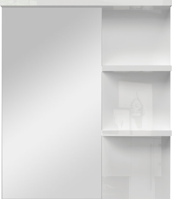 OTTO home Wandspiegel "Piano" UV-lackiert, mit Ablagen, HxB: 89x76cm günstig online kaufen