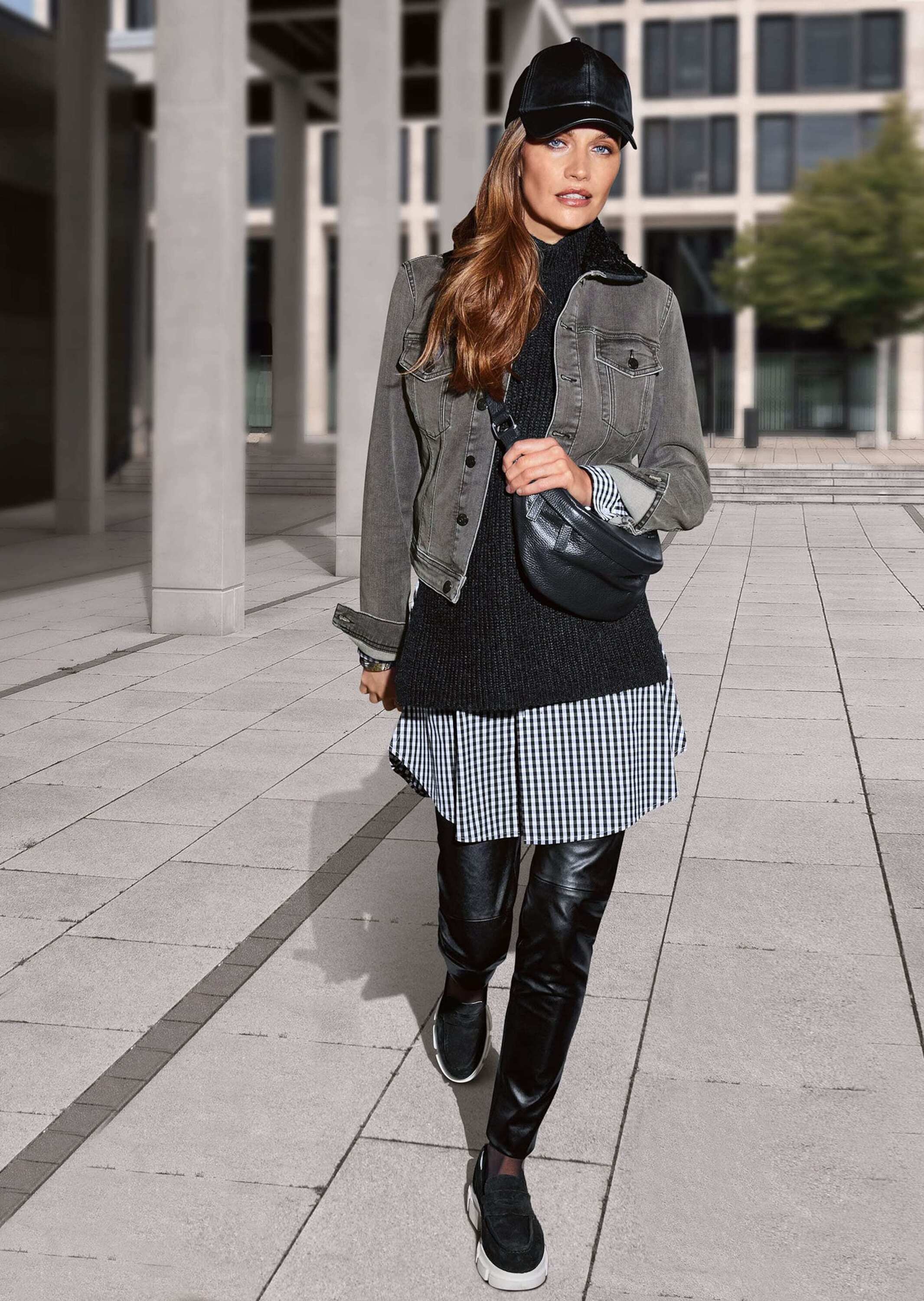 MADELEINE Jeansjacke »Jeansjacke Jeansjacke mit Teddykragen«