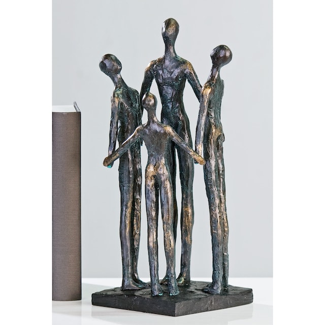 Casablanca by Gilde Dekofigur »Skulptur Group«, (1 St.), Dekoobjekt, Höhe  30 cm, mit Spruchanhänger, Wohnzimmer kaufen | BAUR