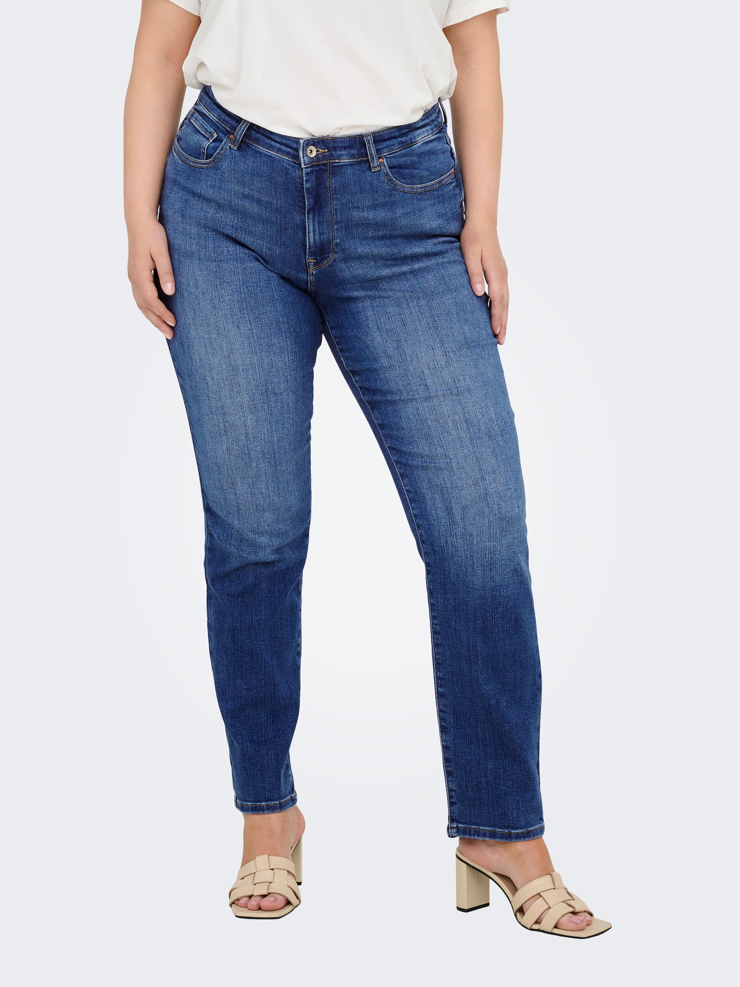 ONLY CARMAKOMA Slim-fit-Jeans "CARSUI MID SLIM DNM DIA364" günstig online kaufen