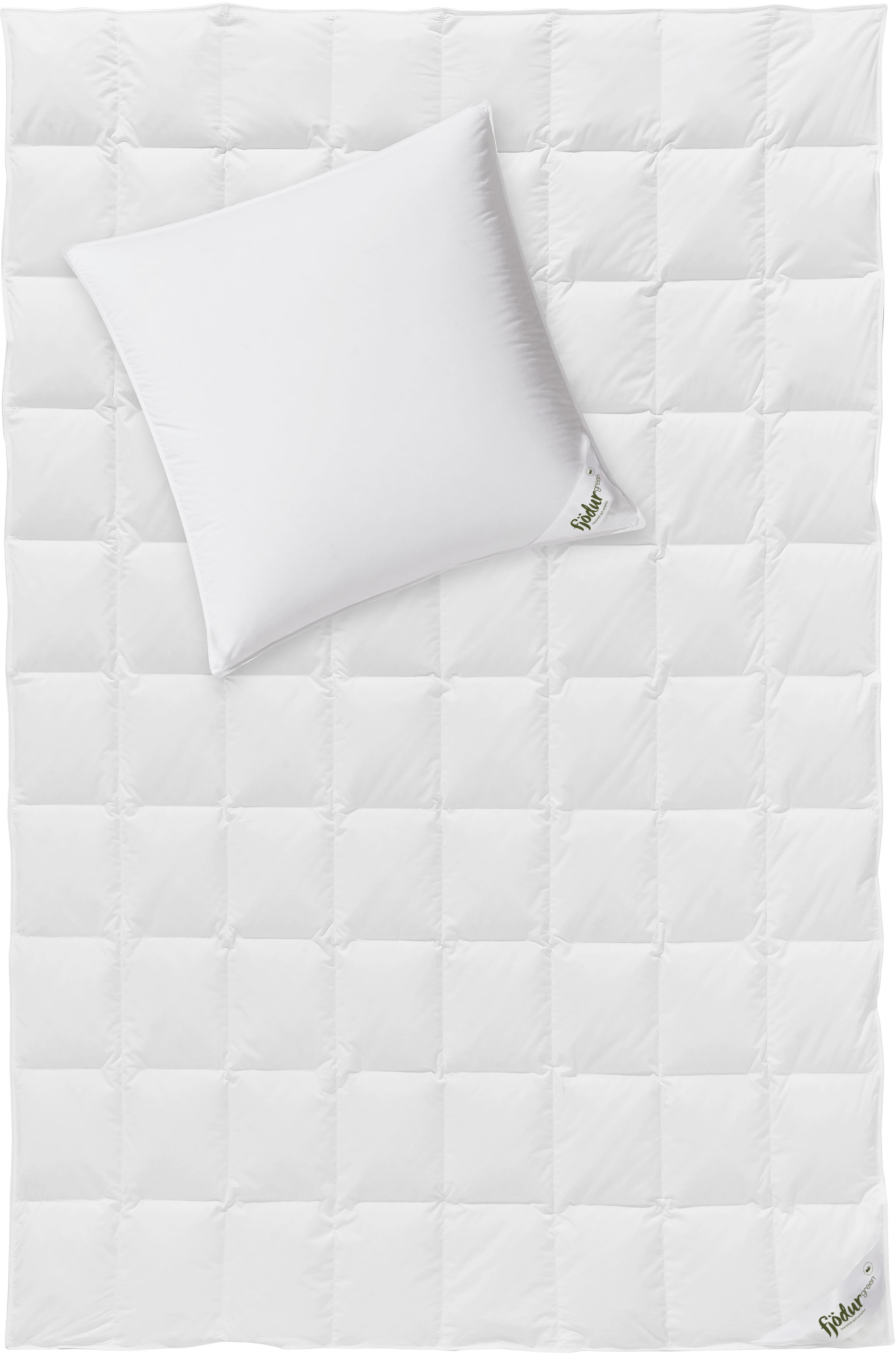fjödur Daunenbettdecke + Kopfkissen "Fleur" Das Set besteht aus 1 Kissen un günstig online kaufen