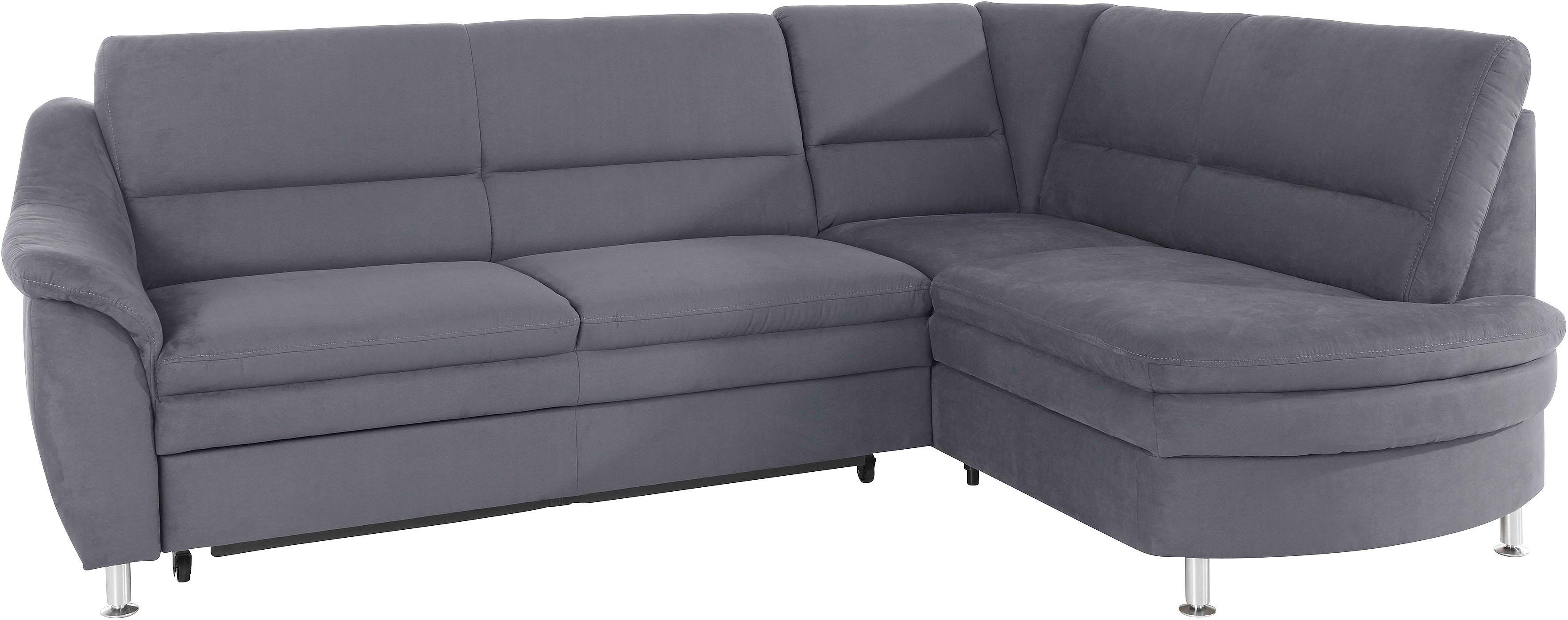 Thumbnail - PLACES OF STYLE Ecksofa "Cardoso L-Form" Federkern, wahlweise mit Bett, Schubkasten