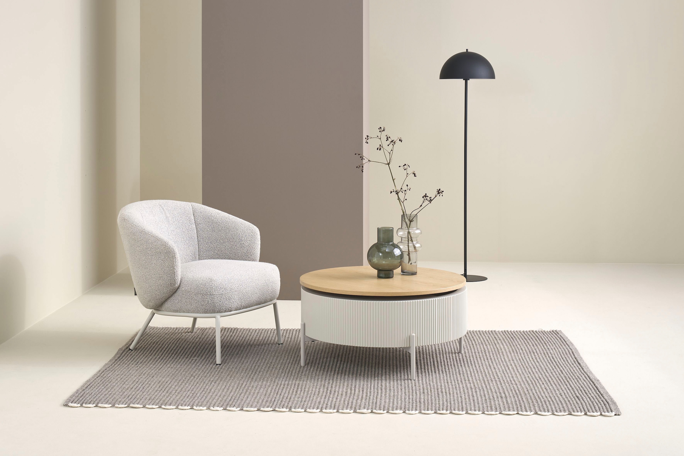 SCHÖNER WOHNEN-Kollektion Couchtisch "HEROY" 1 Stk. tlg. 80 cm, Tischplatte günstig online kaufen