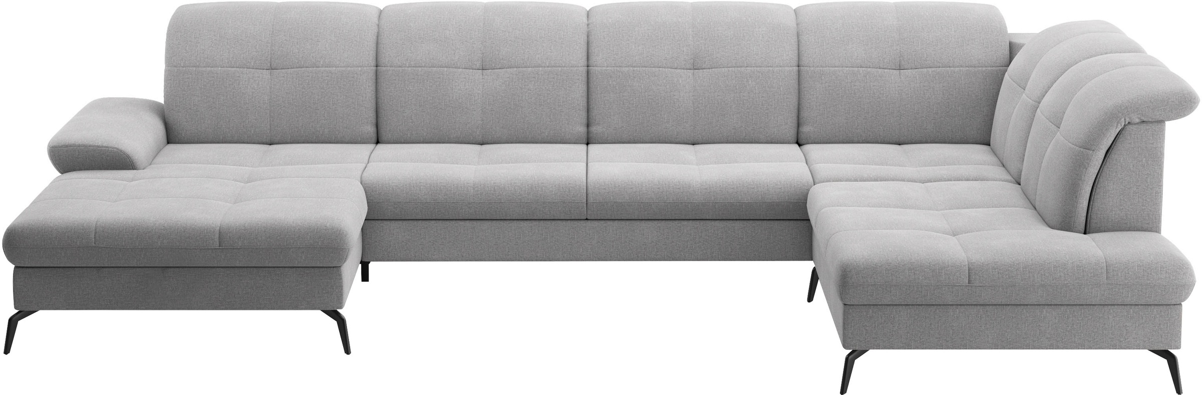 sit&more Wohnlandschaft "Amica, U-Form, inkl. Sitztiefenverstellung und Arm günstig online kaufen