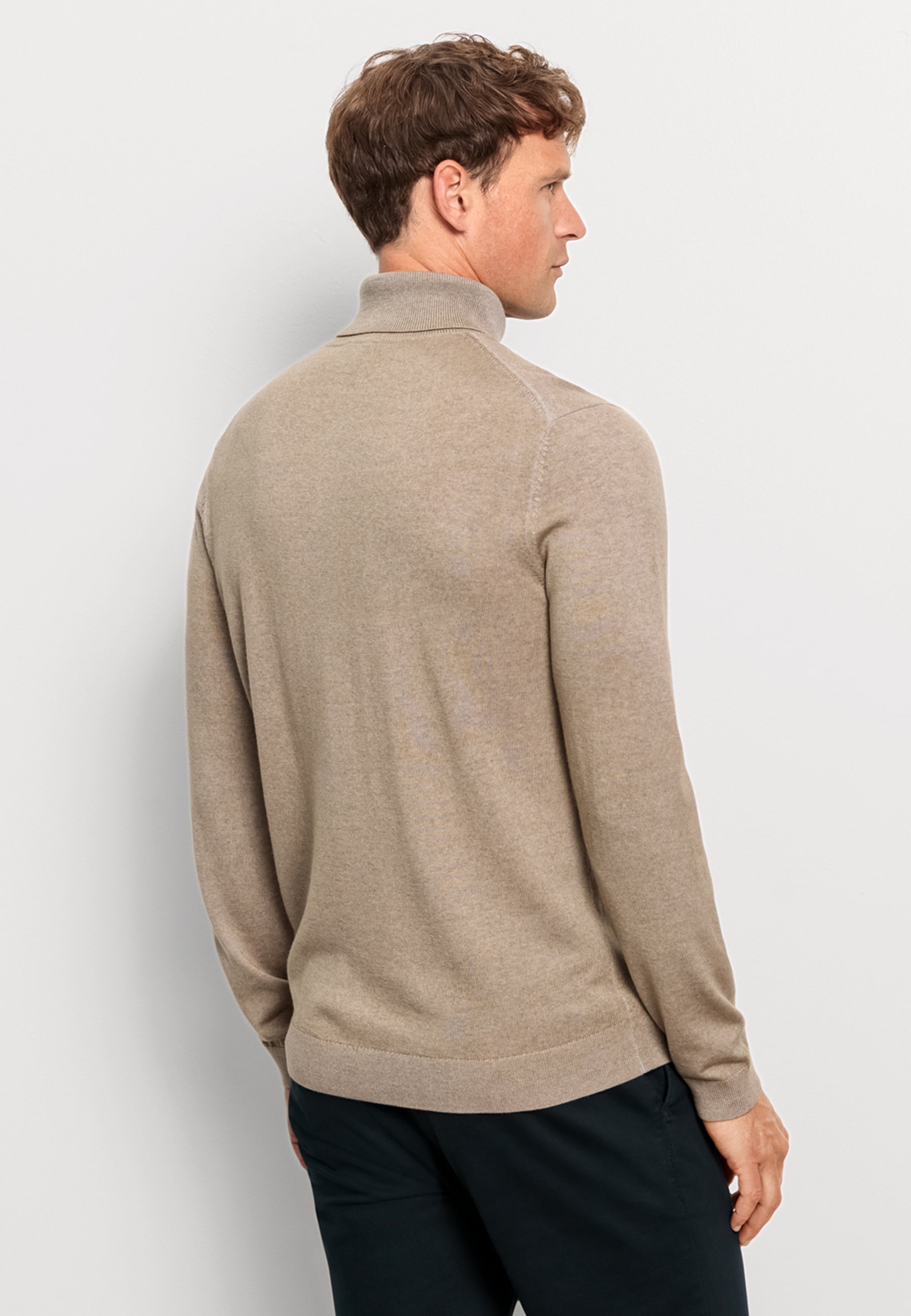 OLYMP Rollkragenpullover »OLYMP Casual Strick«