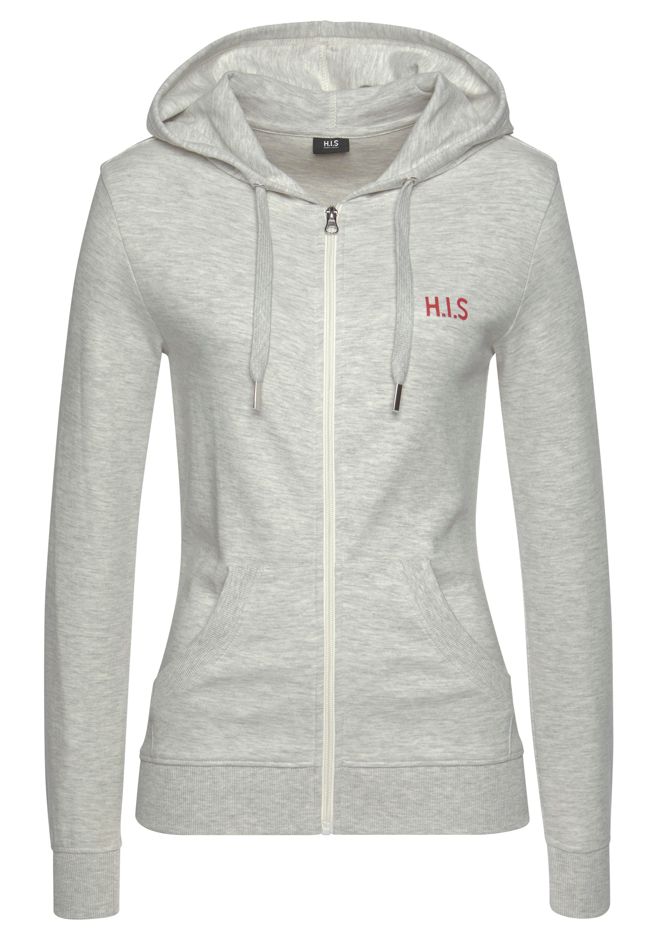 H.I.S Kapuzensweatjacke, Loungejacke mit Kapuze und seitlichen Taschen, Lou günstig online kaufen