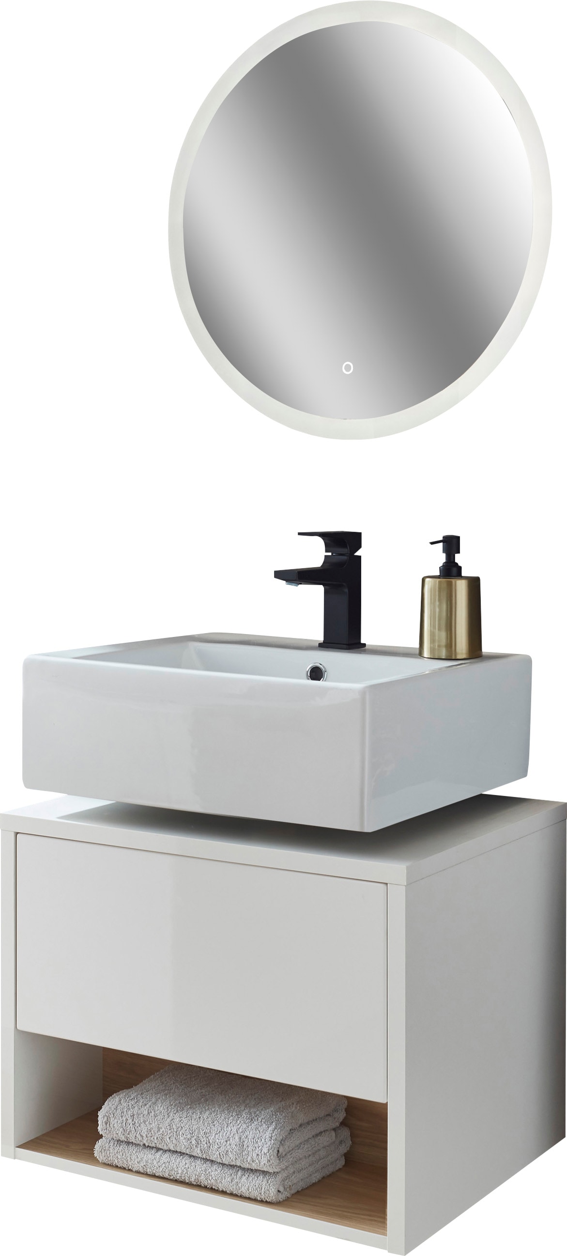 Home affaire Badmöbel-Set "Studio Line, Bad im modernen Design, 2-teiliges günstig online kaufen