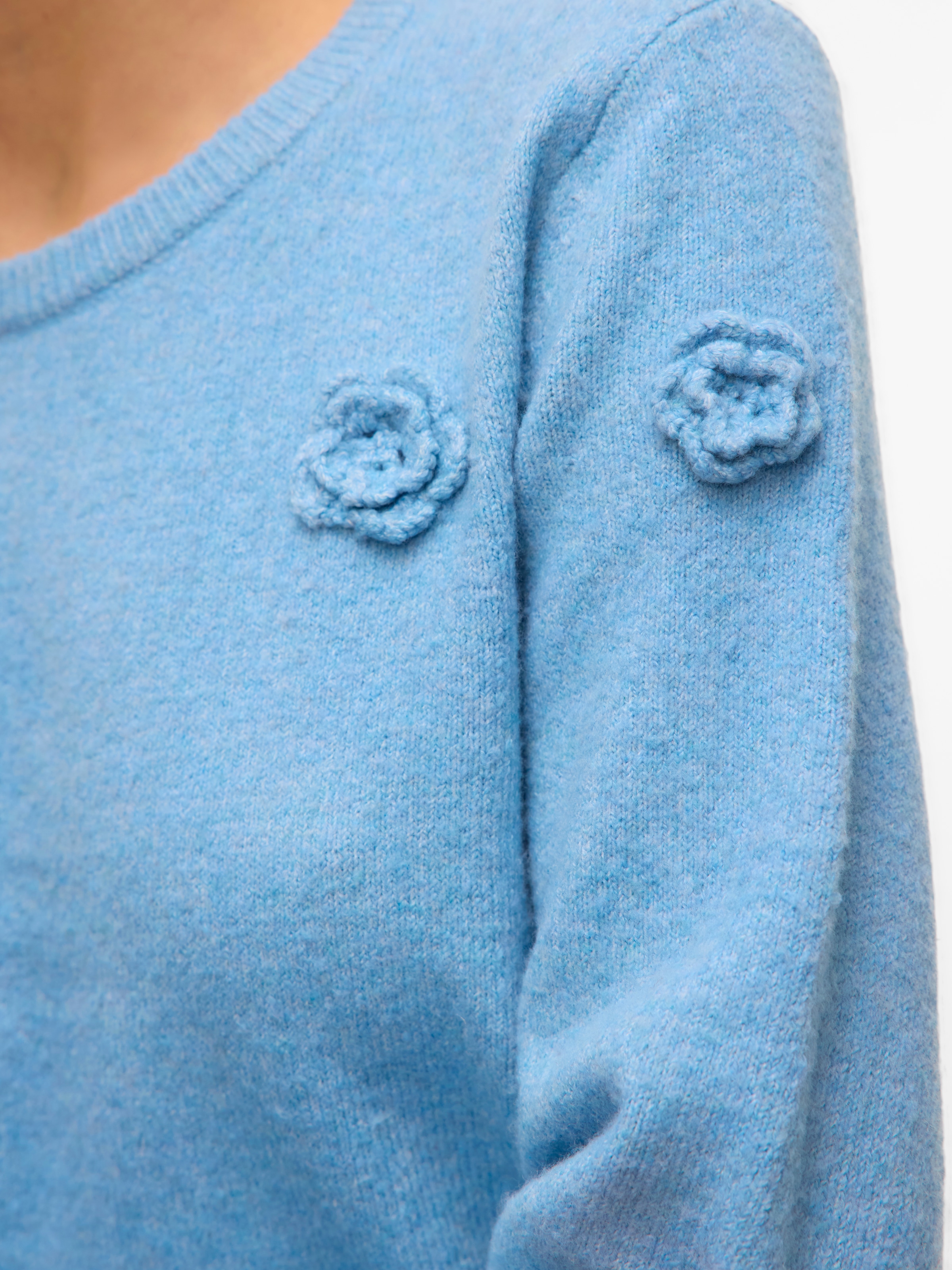 Vero Moda Rundhalspullover »VMROSE LS O-NECK PULLOVER BOO«