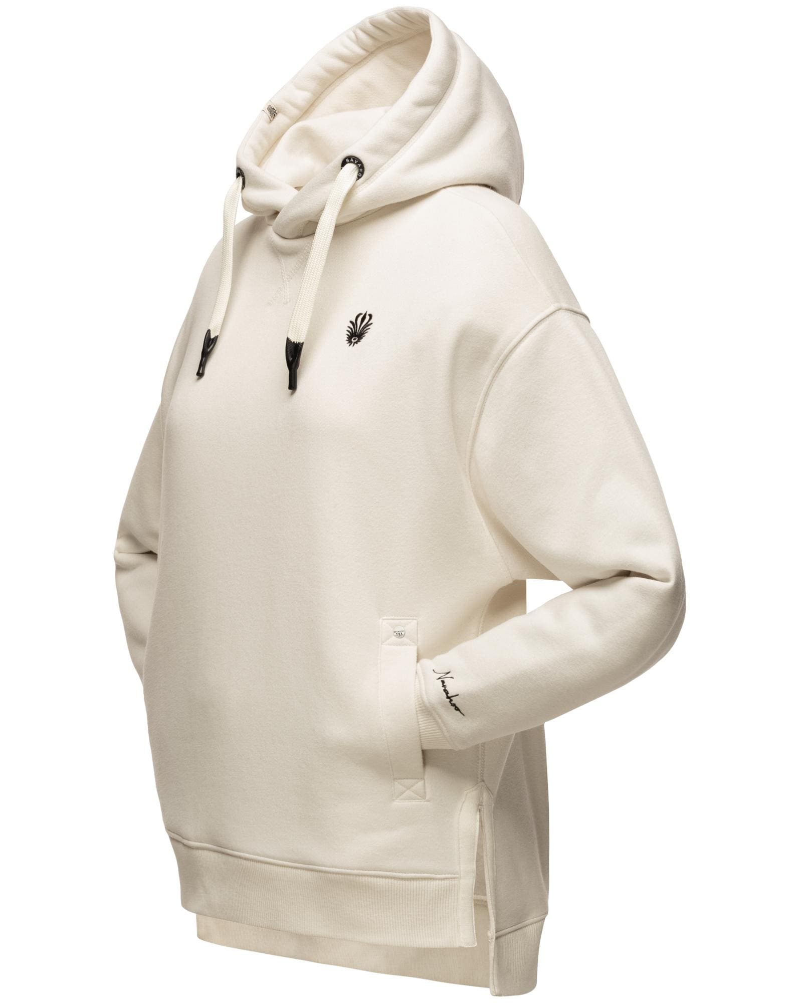 Navahoo Kapuzensweatshirt "Silberengelchen", Kuscheliger Damen Hoodie mit Oversize Look