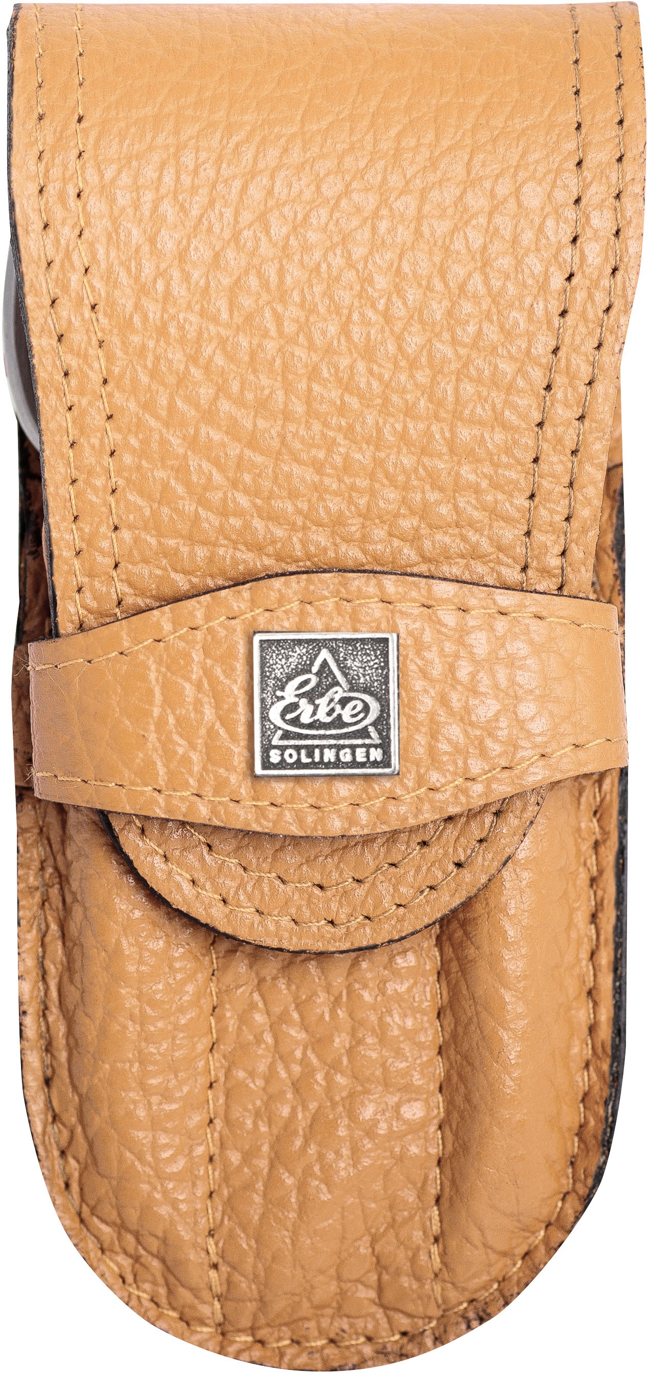 ERBE Maniküre-Etui »ERBE Maniküre Set Steck-Etui Serie "Piemont", schwarz, 4-tlg., Inox«, Echtleder, rostfreie Instrumente, Hergestellt in Solingen/Deutschland