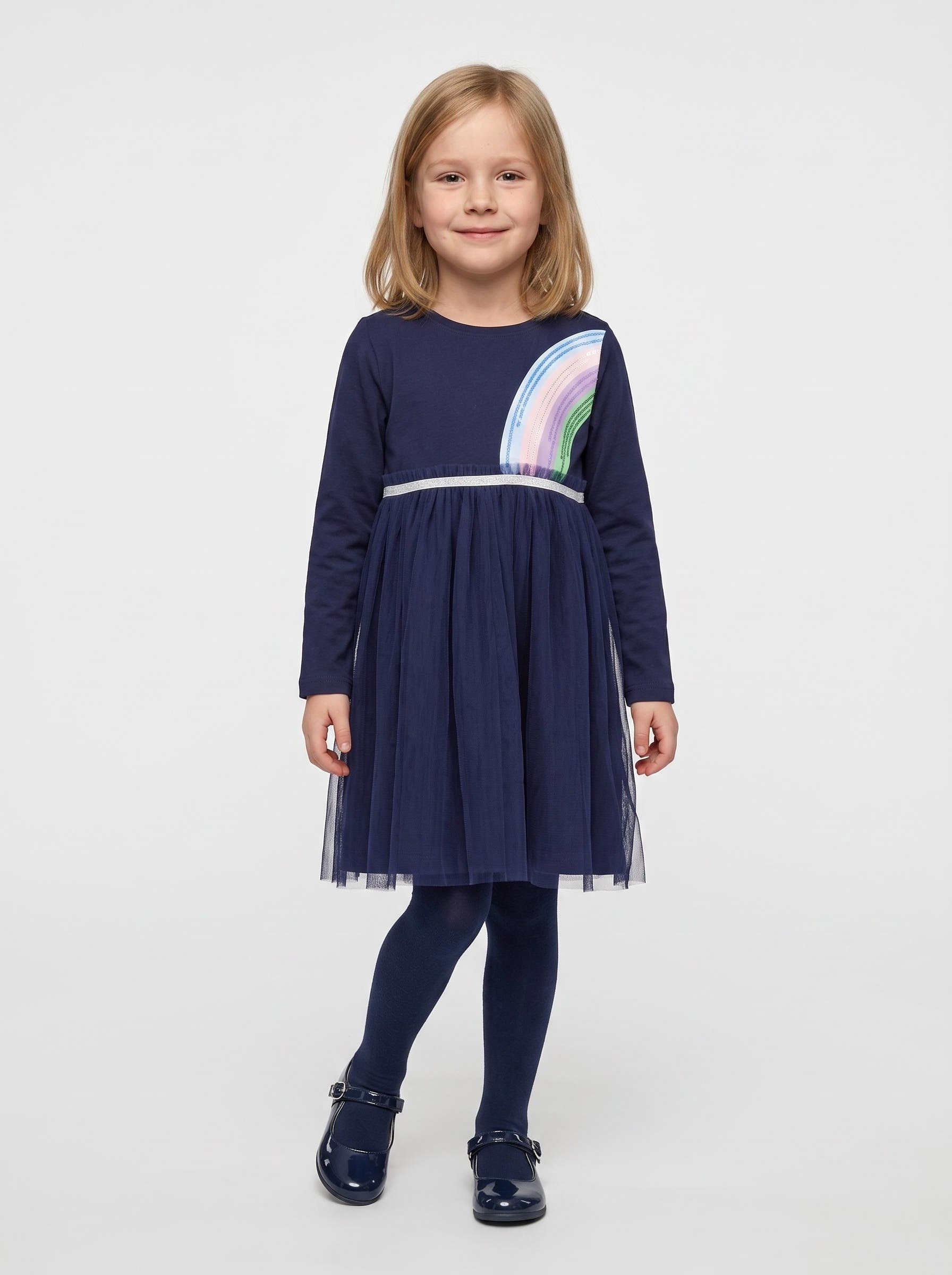 Blue Seven Jerseykleid »Girls Kleid mit Tüll«