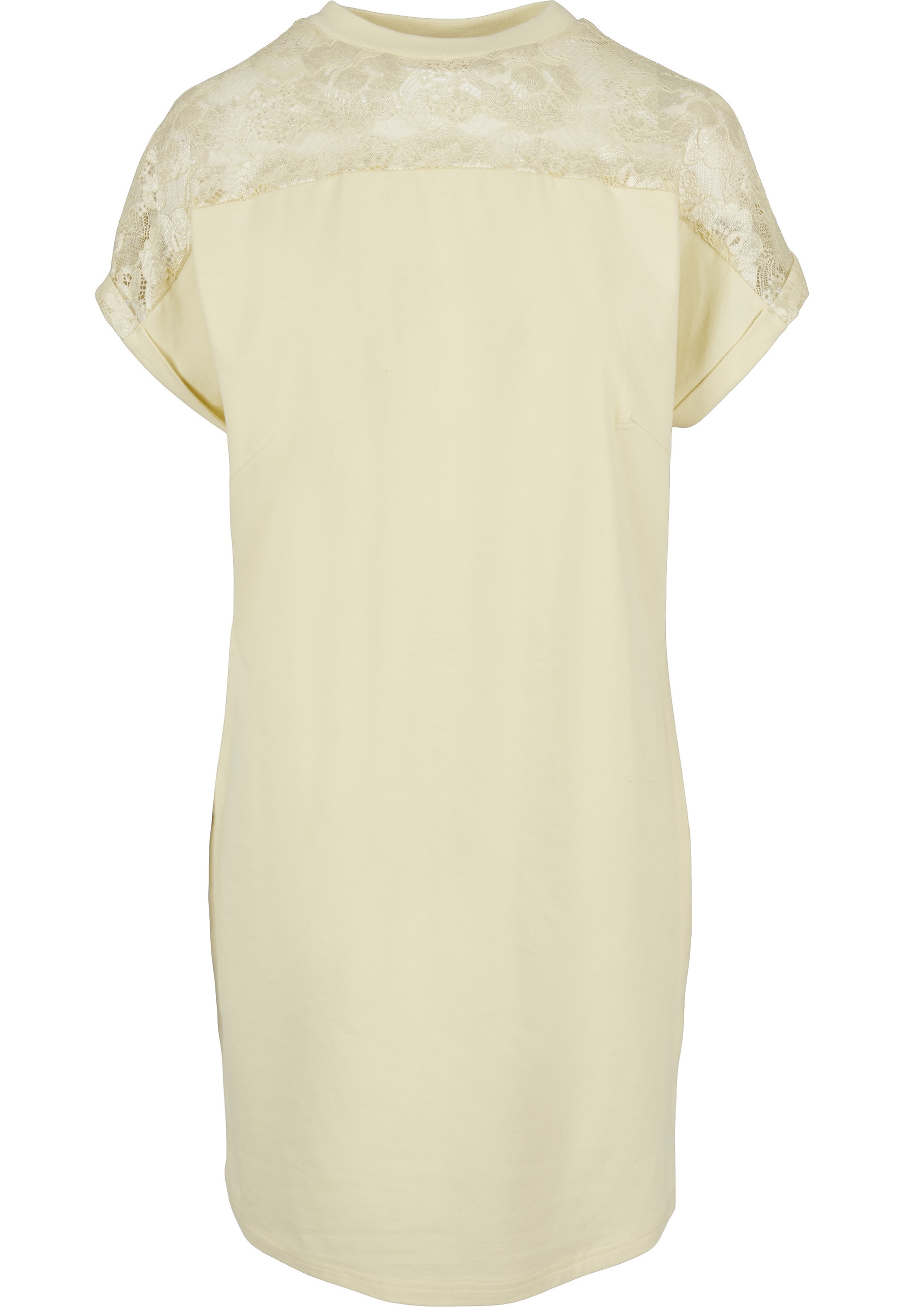 URBAN CLASSICS Shirtkleid "Urban Classics Damen Ladies Lace Tee Dress" 1 St günstig online kaufen