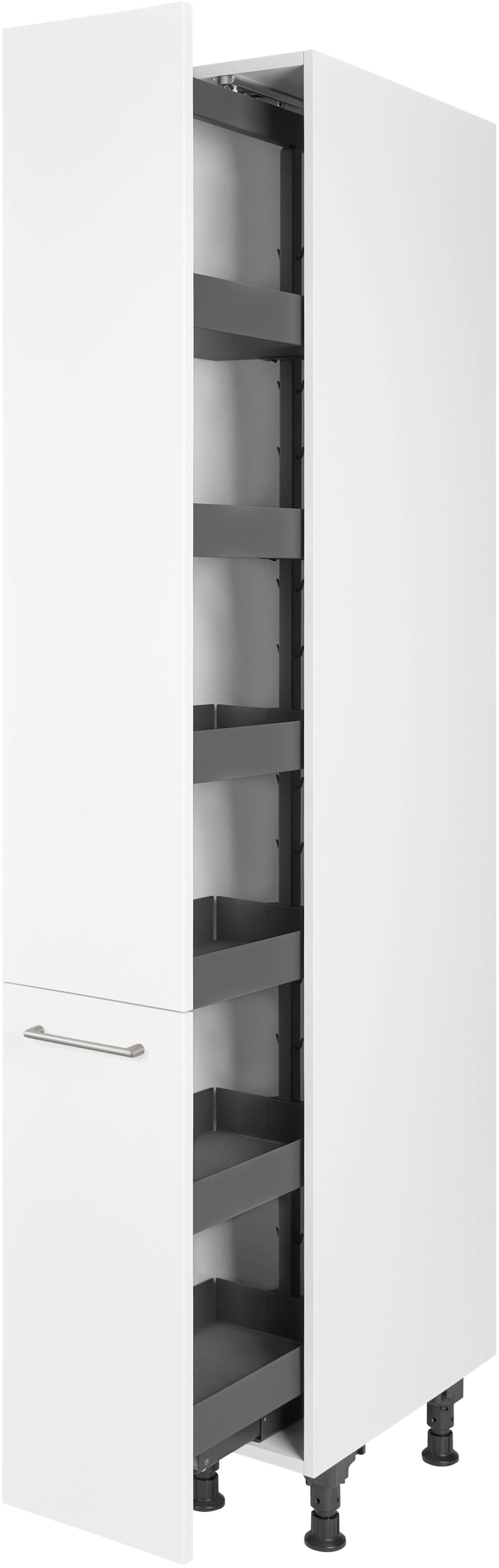 nobilia® Apothekerschrank »"Laser", mit 5 Einhängekörben, Breite 30 cm, Höhe 216,6 cm,«