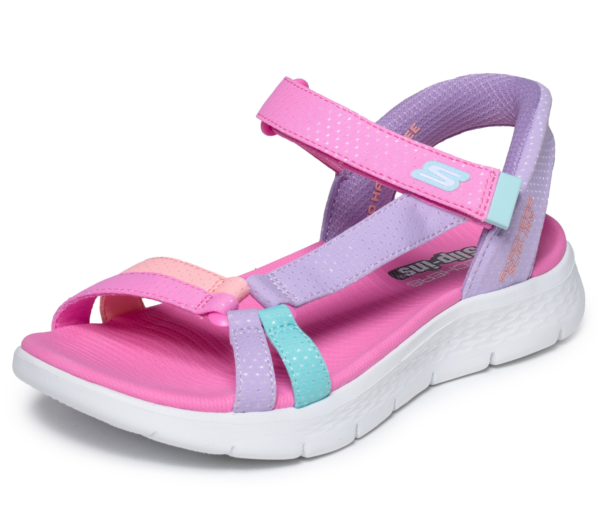 Skechers "GO WALK FLEX SANDAL" Sommerschuh mit Klettverschluss, Größenschablone zum Download