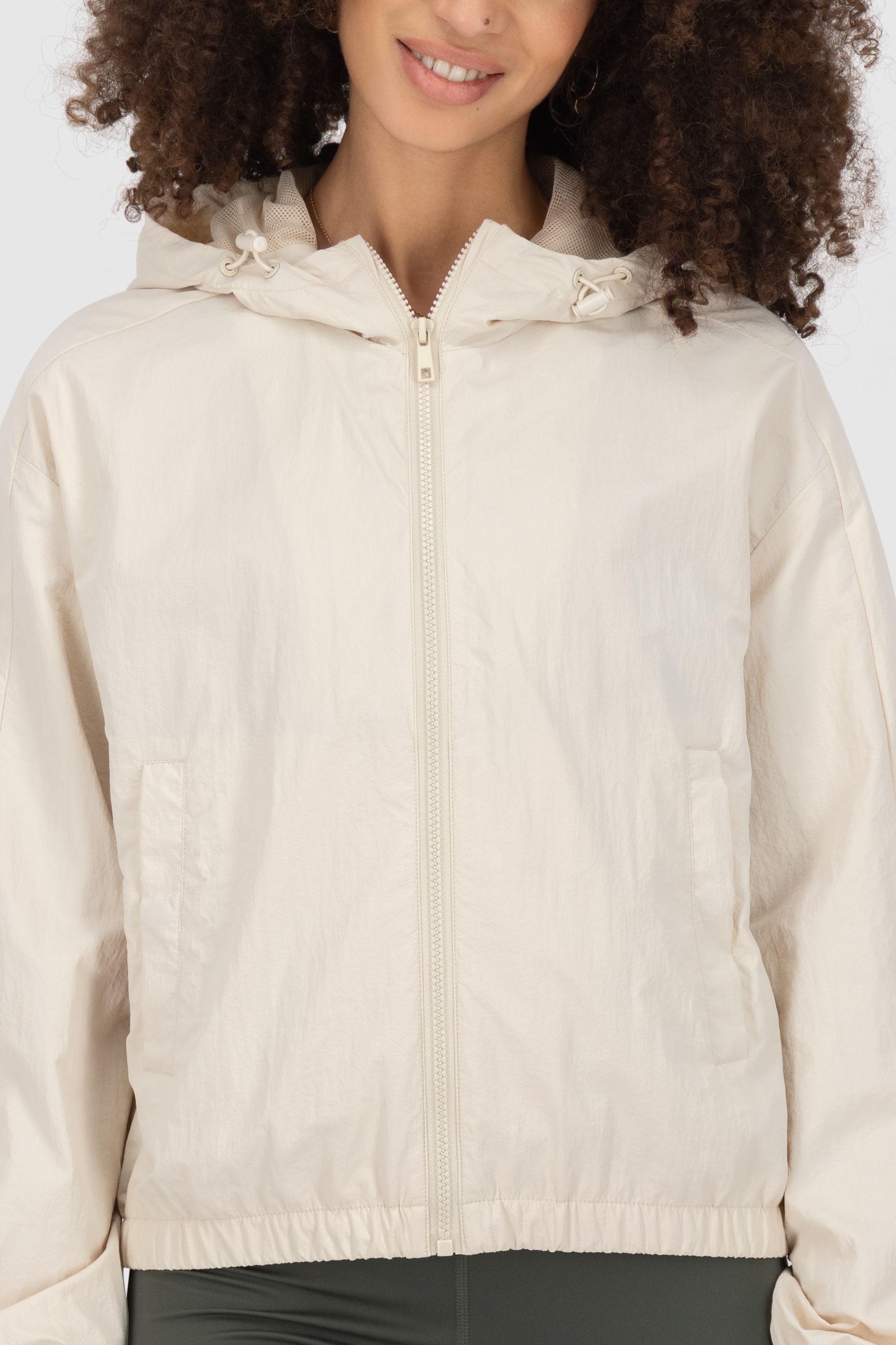 Alife & Kickin Sommerjacke »Damen JovanaAK A Übergangsjacke, Jacke« leichte Übergangsjacke Windbreaker mit Kapuze und Reißverschluss