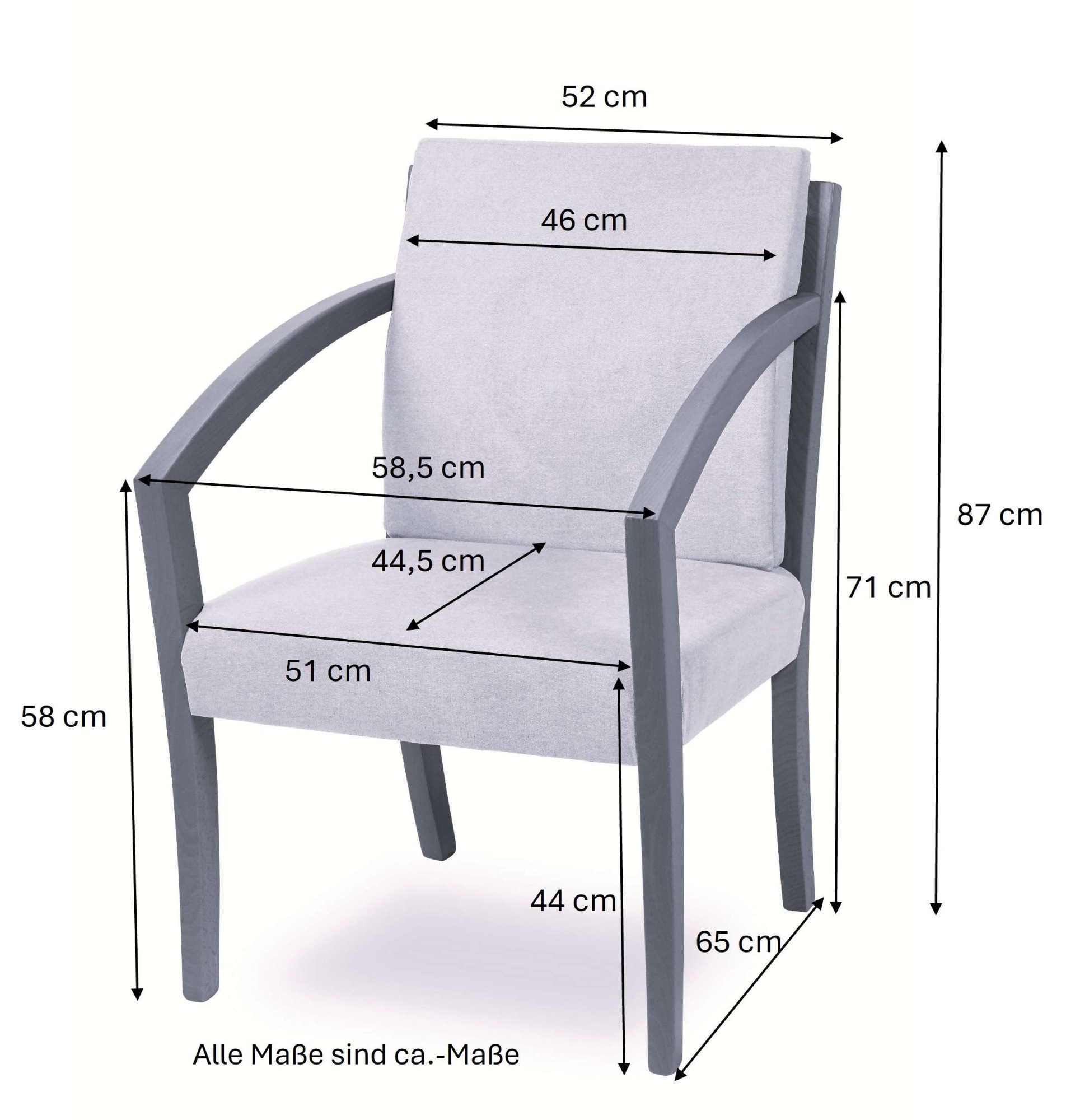 Home affaire Esszimmerstuhl »G98 George Armlehnstuhl, Sessel, Loungesessel, Stuhl, Made in Italy« () 1 Stk.