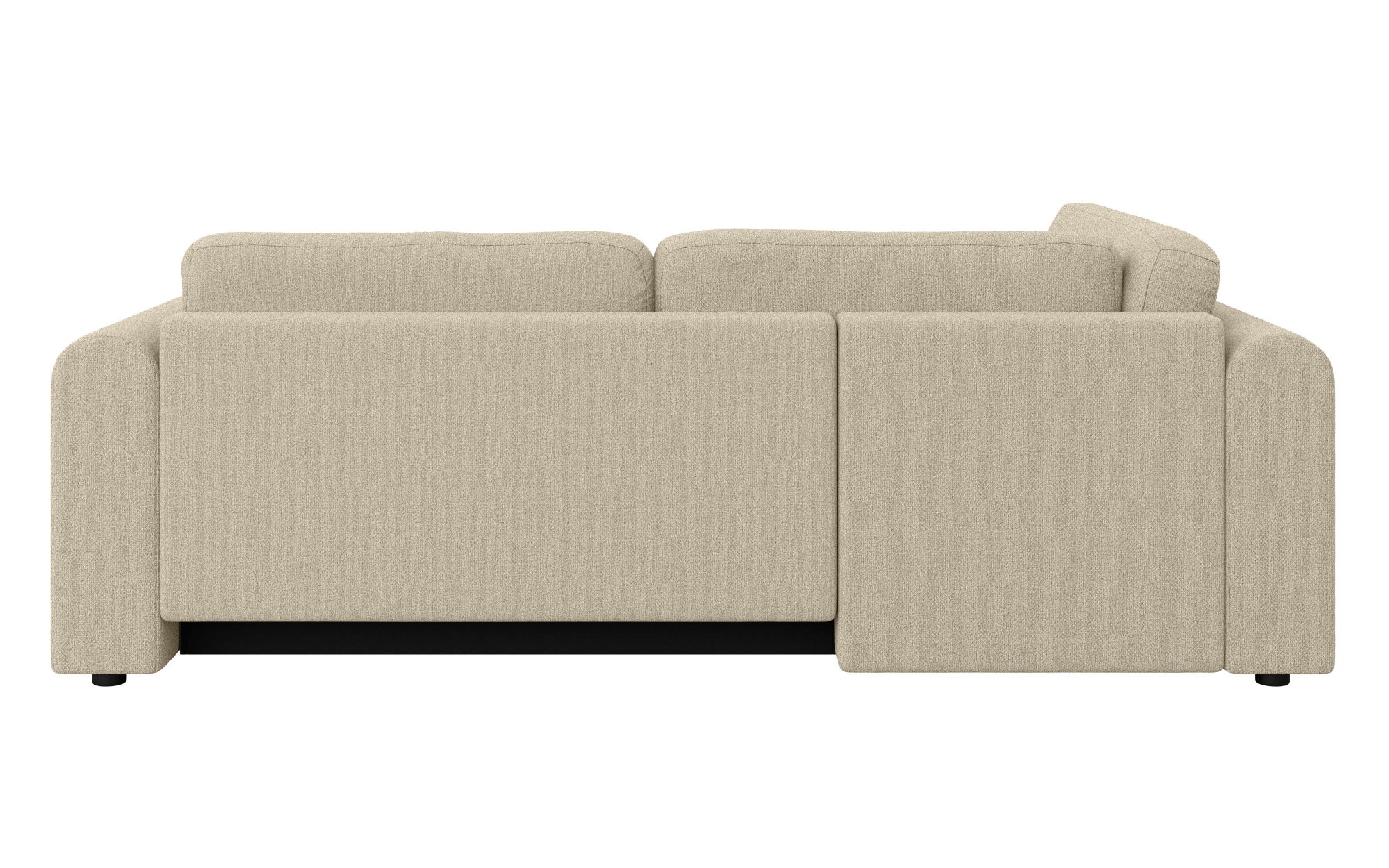 INOSIGN Ecksofa »Zacharia wahlweise Schlafsofa mit Bettkasten, B/T/H 250/166/86 cm«, L-Form mit Wellenunterfederung, Ottomane rechts oder links bestellbar